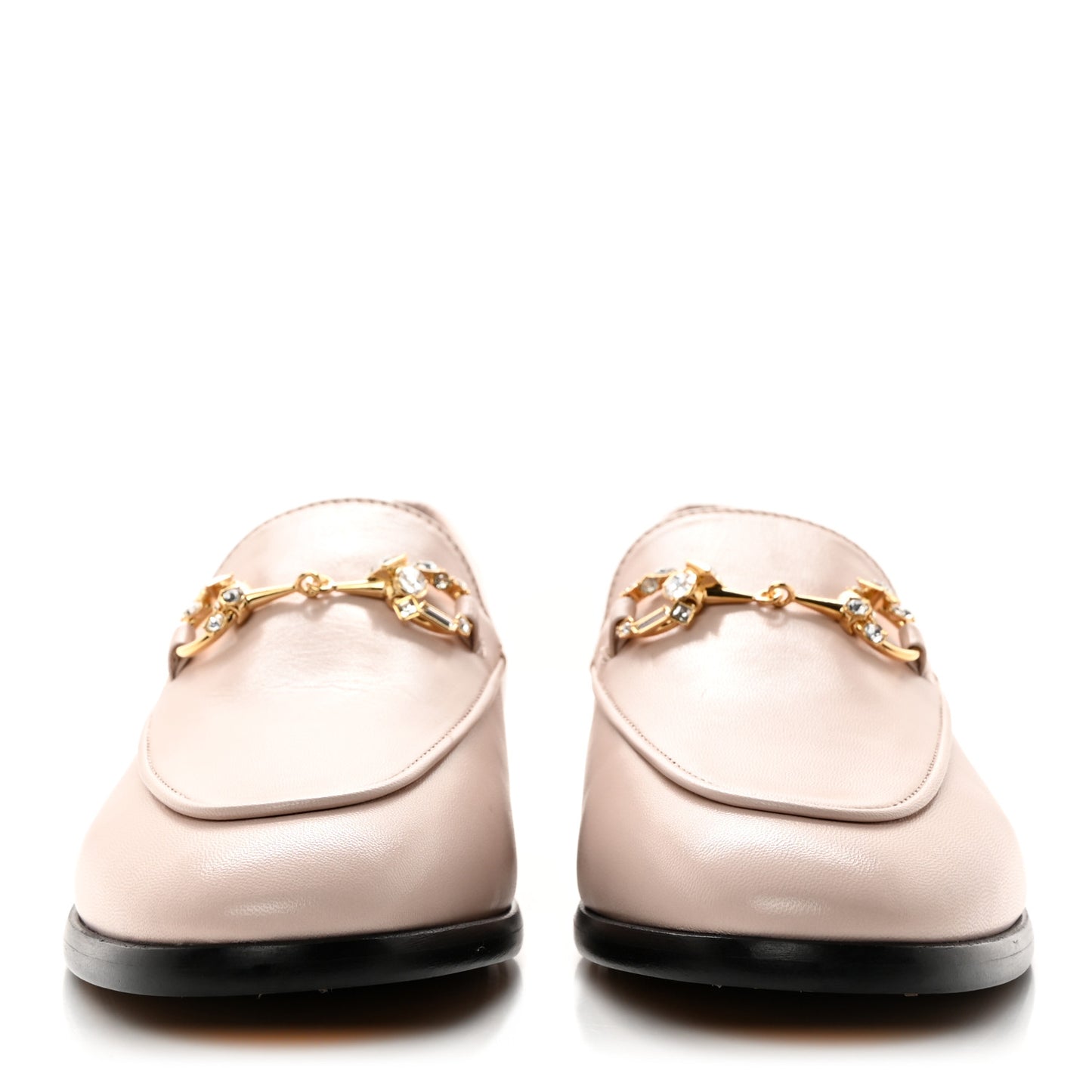 Malaga Kid 70 Cyrstal Horsebit Jordaan Loafers 38 Pink Hibiscus