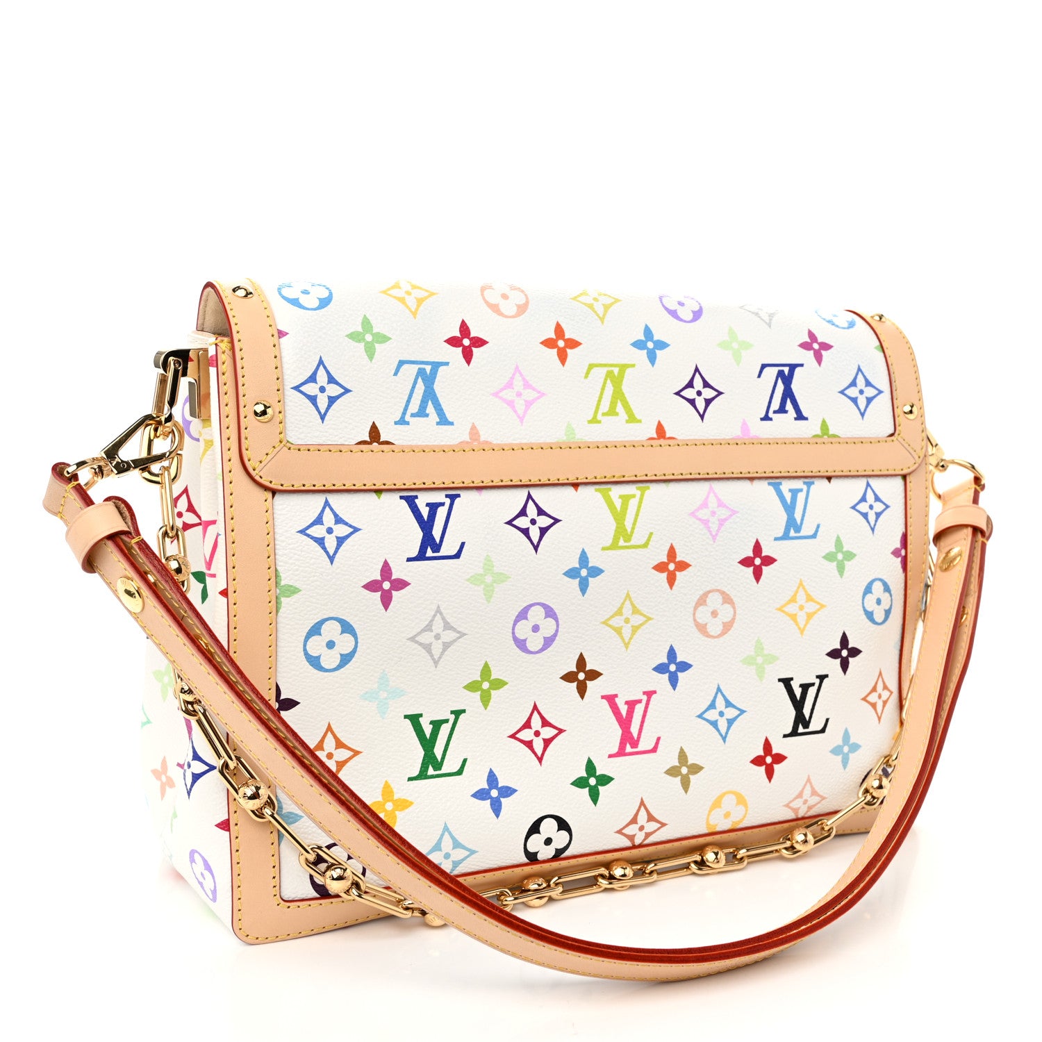 Louis Vuitton LV X TM Monogram Multicolor Dauphine Soft GM White 3 of 9