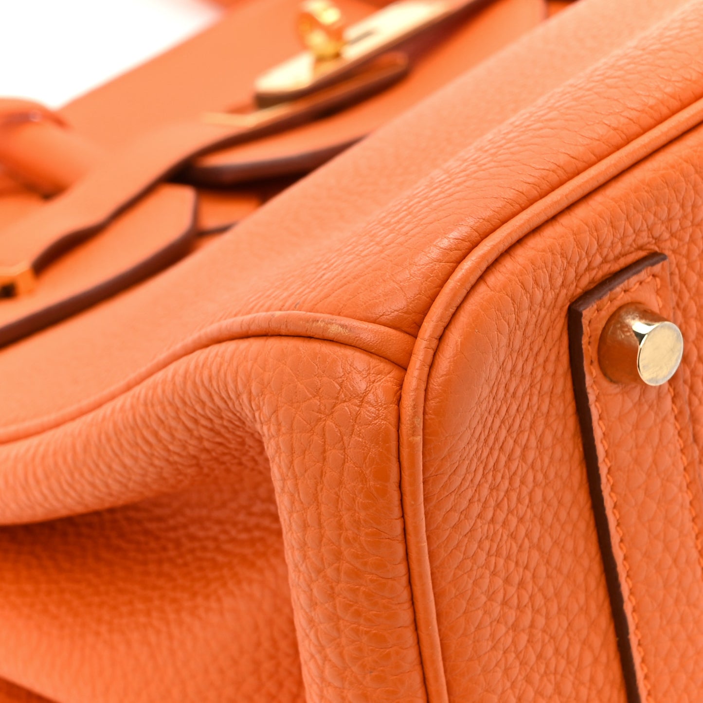 Togo Birkin 35 Orange