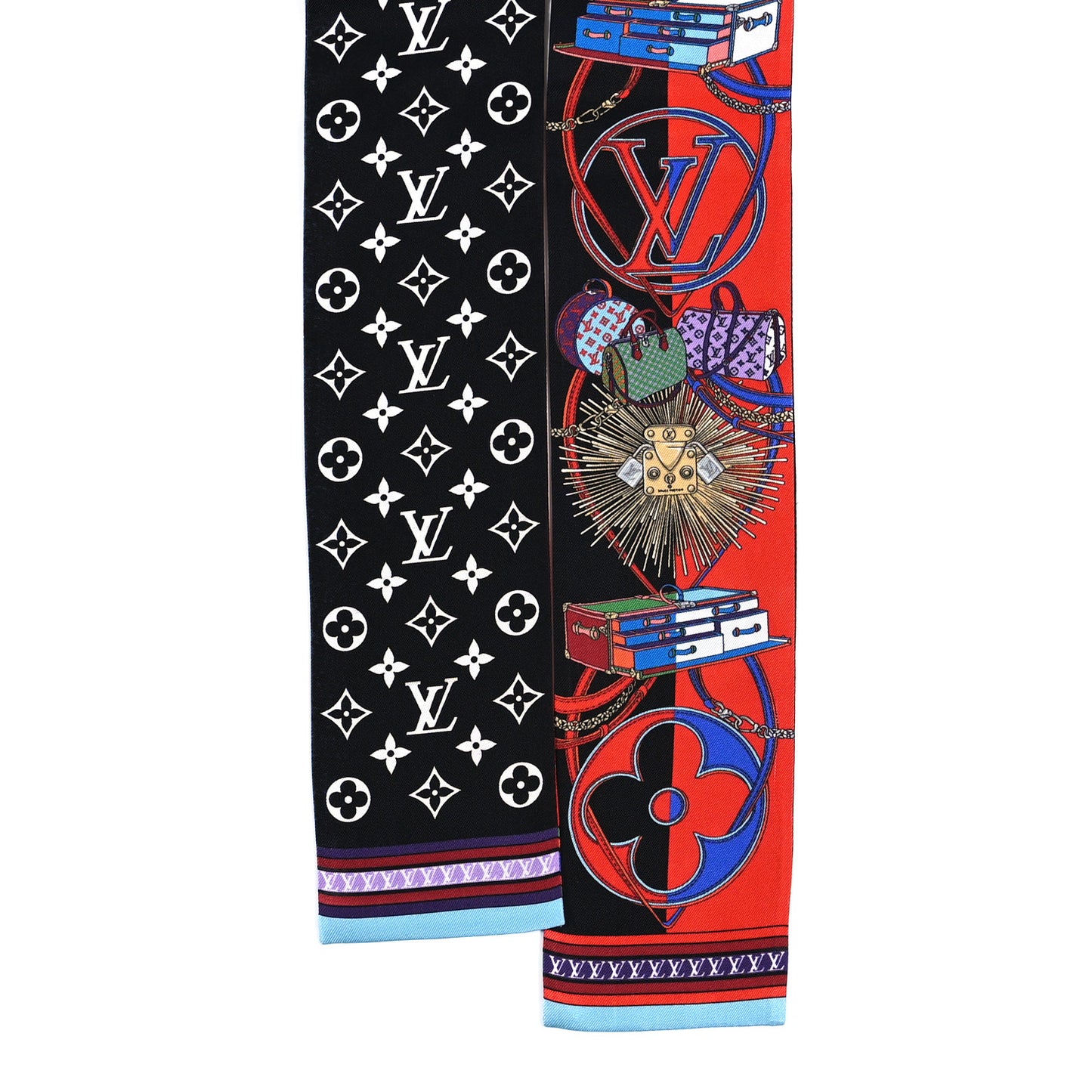 Silk Monogram All In LV Bandeau Black