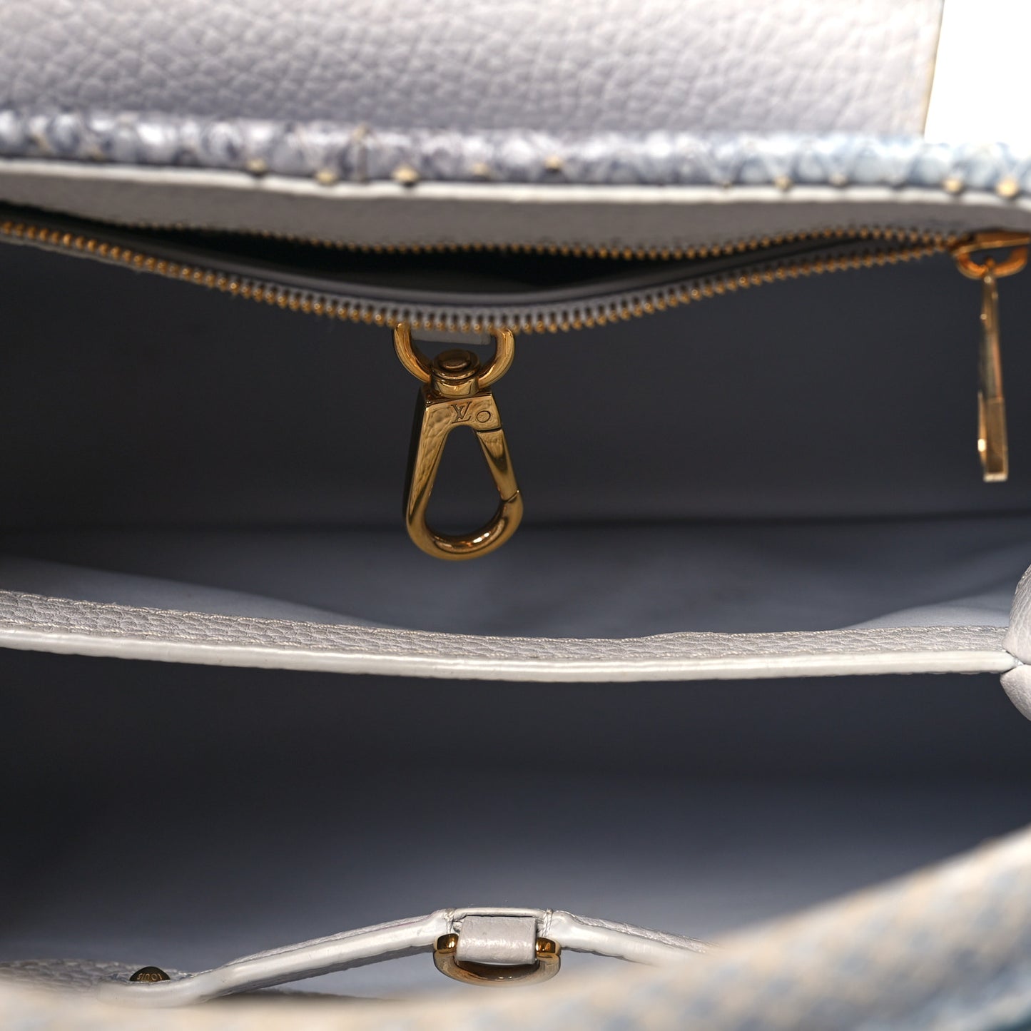 Taurillon Snakeskin Capucines BB