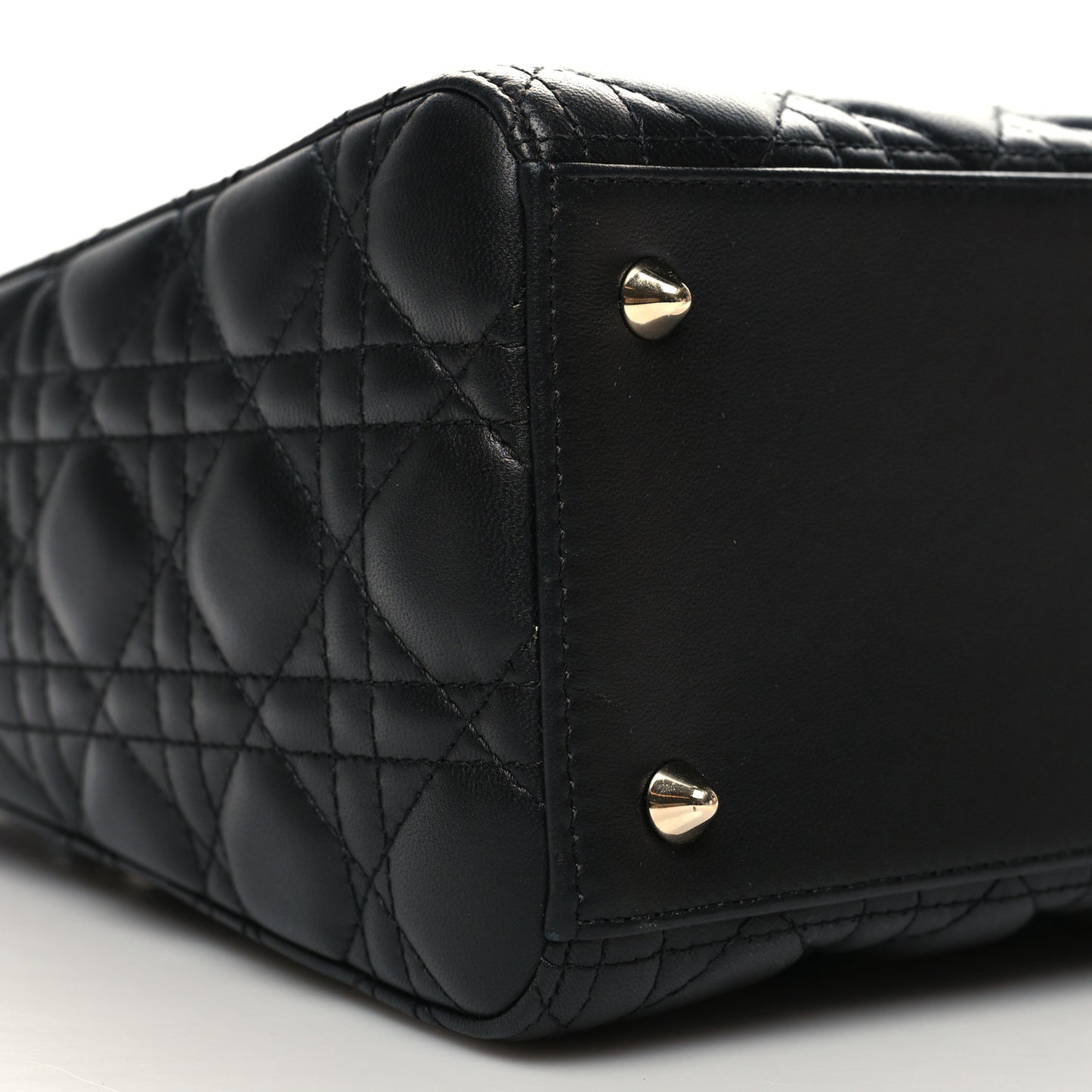 Lambskin Cannage Medium Lady Dior Black