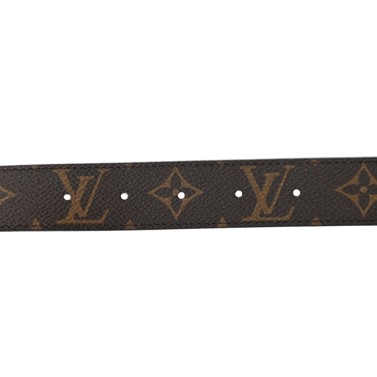 Calfskin Monogram 30mm LV Initiales Reversible Belt 85 34 Black