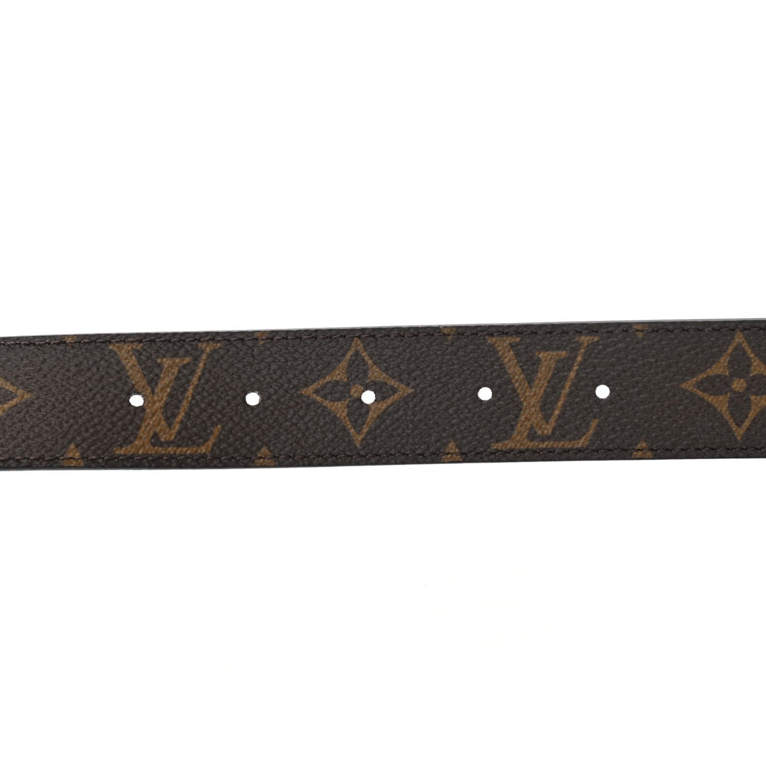 Louis Vuitton Calfskin Monogram 30mm LV Initiales Reversible Belt 85 34 Black 5 of 5