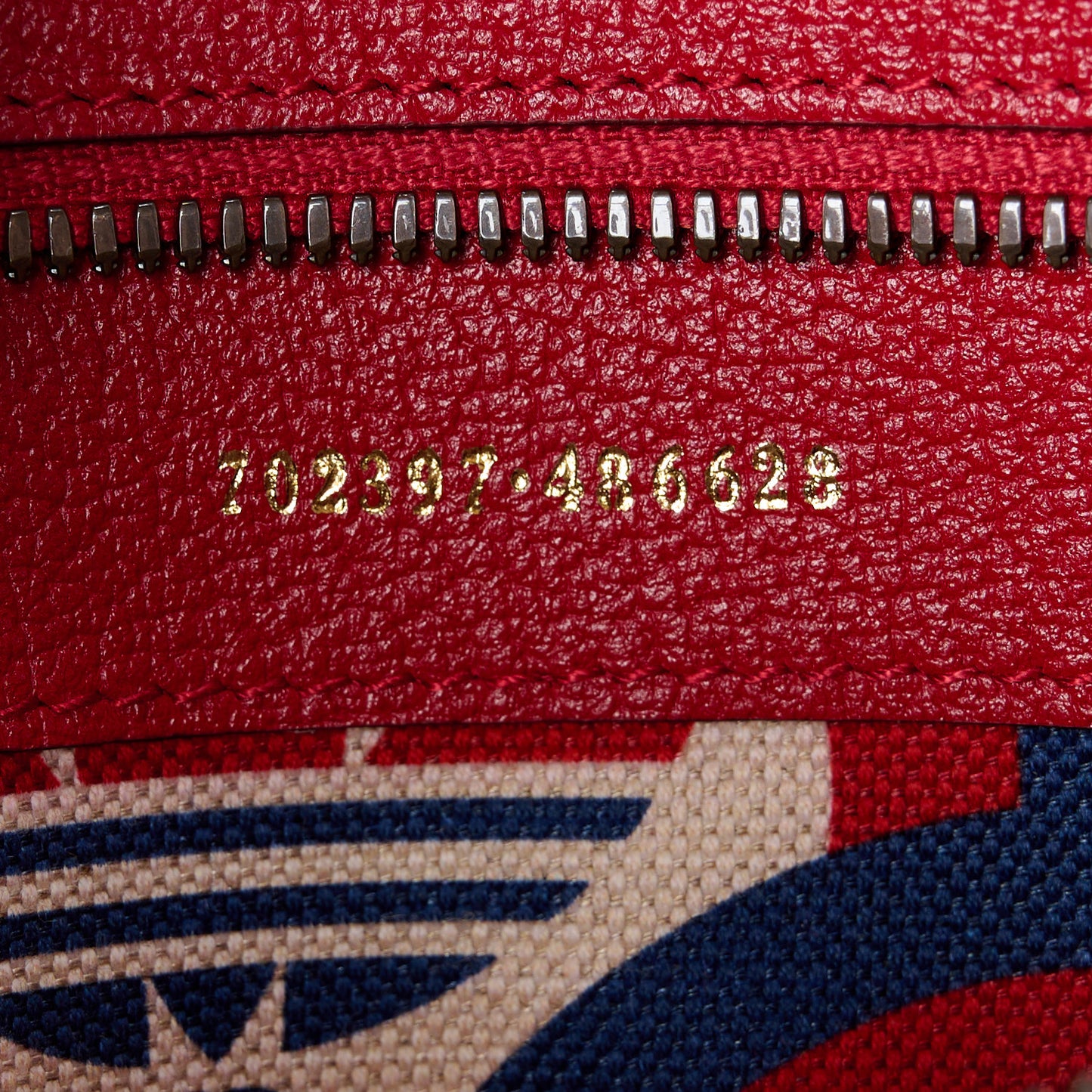 X ADIDAS Textured Dollar Calfskin Web Trefoil Logo Embossed Mini Bowling Bag Red Off White