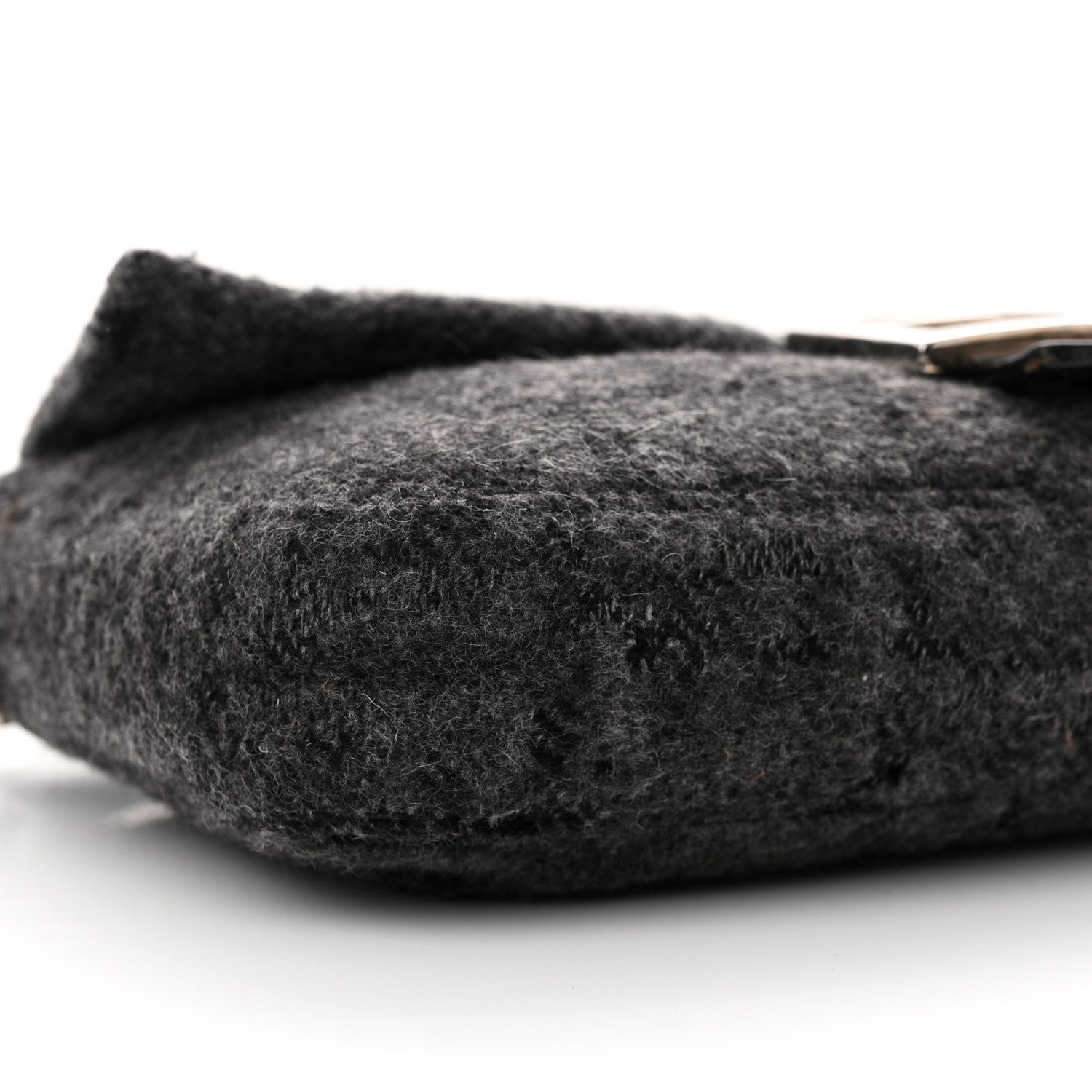 Fendi Wool Zucca Baguette Grey 8 of 13