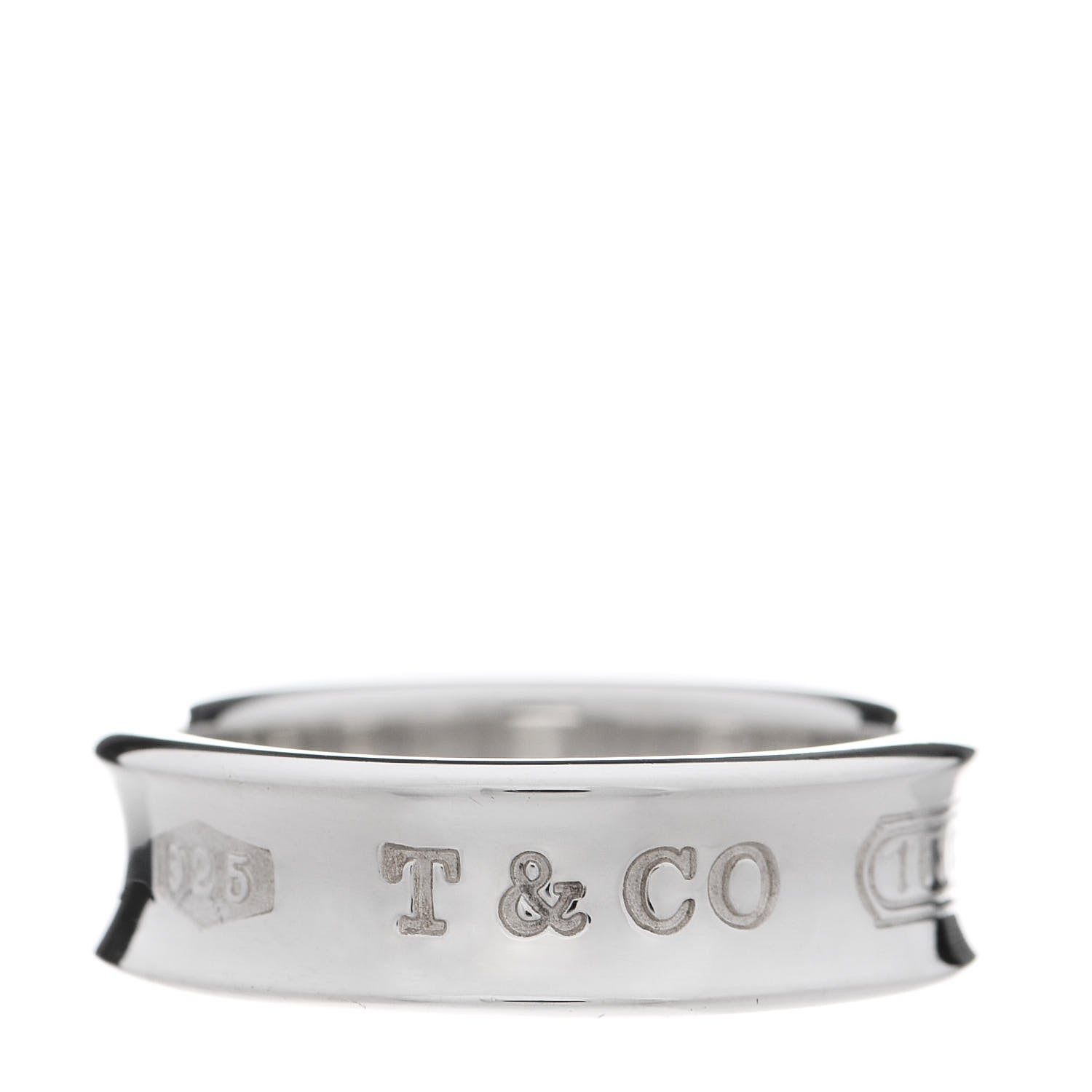 Tiffany Sterling Silver 1837 Band Ring 61 9.5 1 of 6