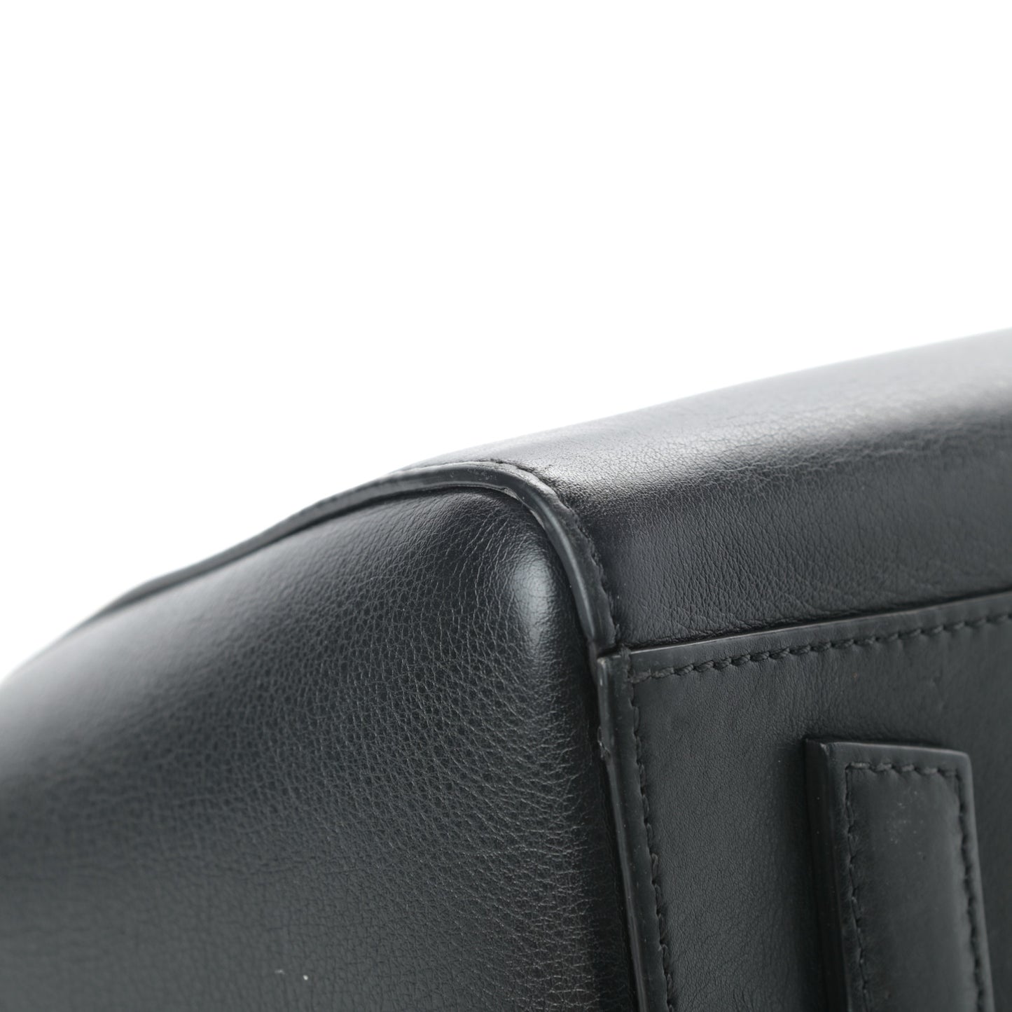 Smooth Calfskin Small Studded Antigona Black
