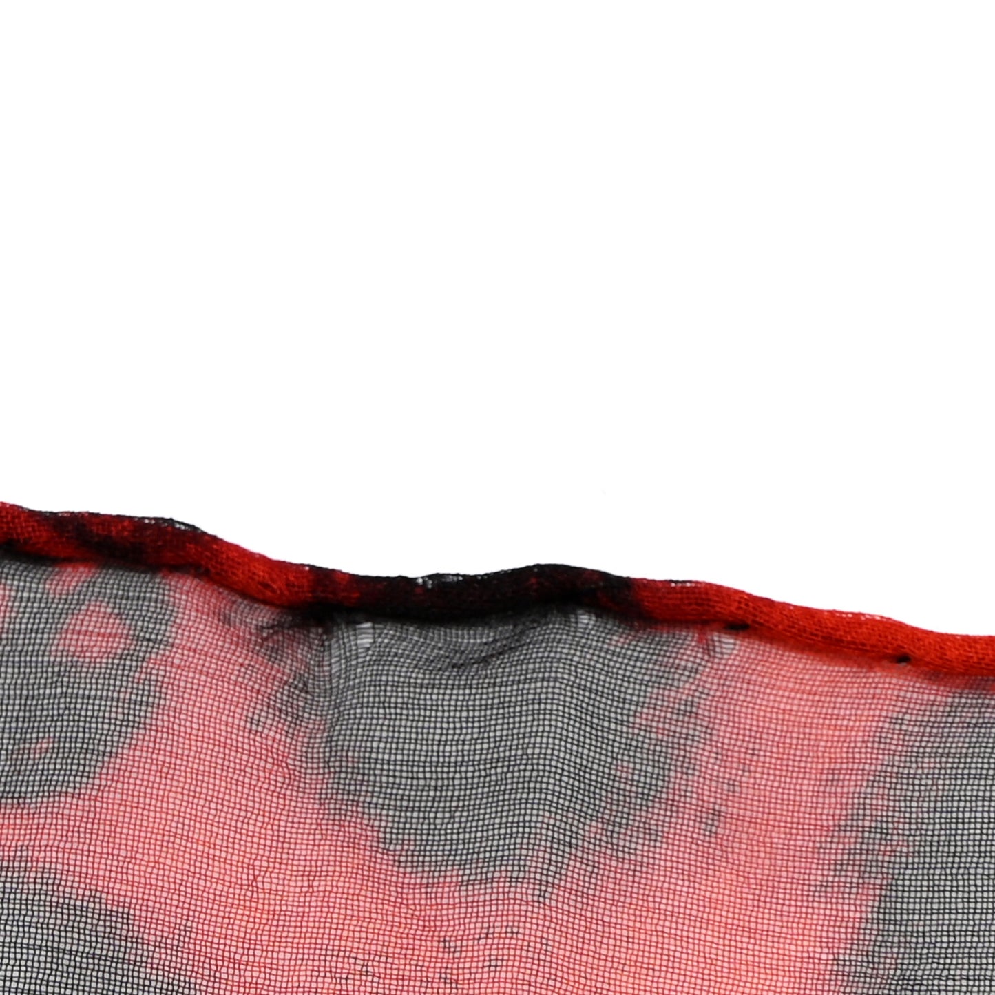 Silk Chiffon Leopard Skull Scarf Red