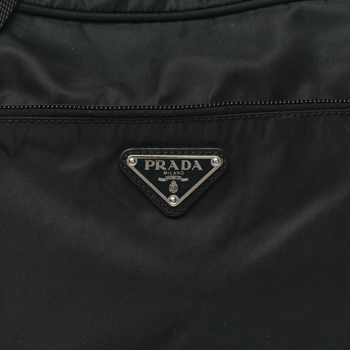 Nylon Vela Messenger Bag Black