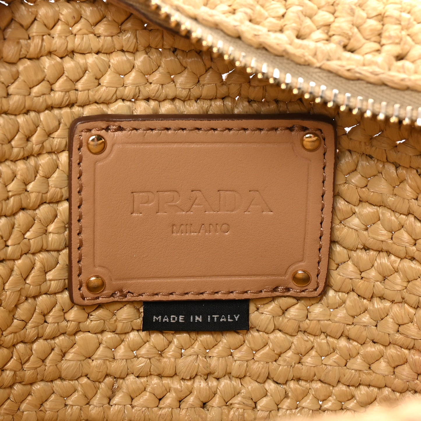 Yarn Raffia Effect Crochet Brique Crossbody Bag Natural