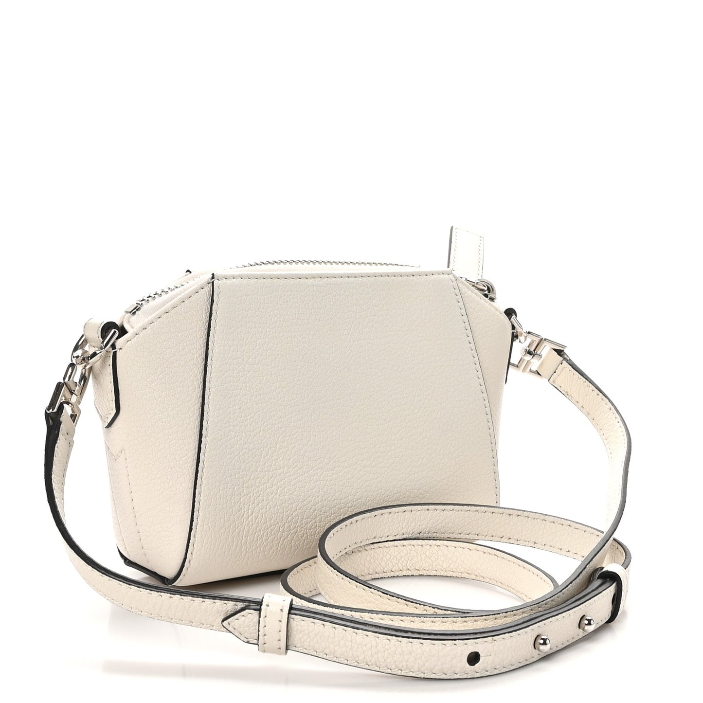 Sugar Goatskin Nano Antigona White