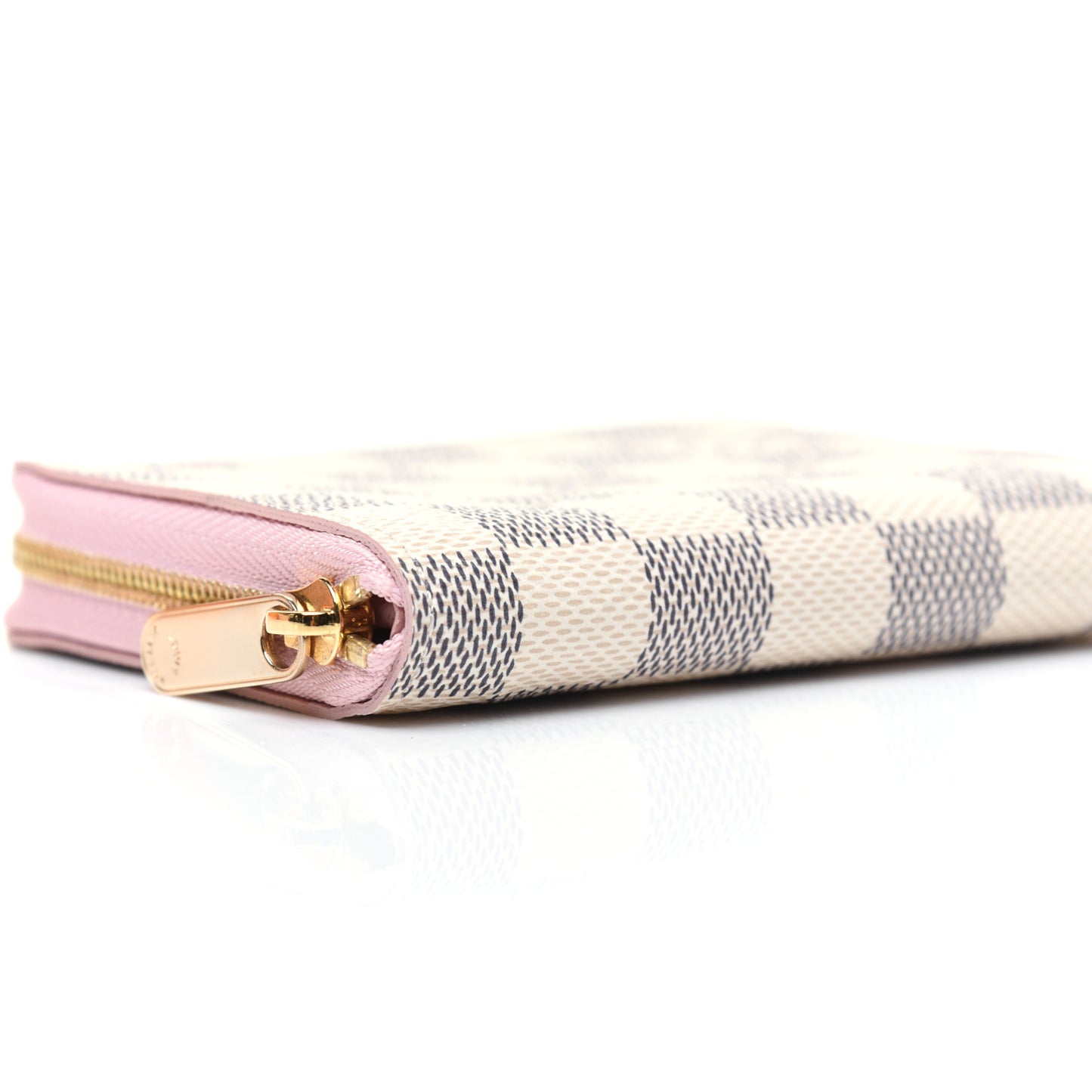 Damier Azur Zippy Coin Purse Rose Ballerine