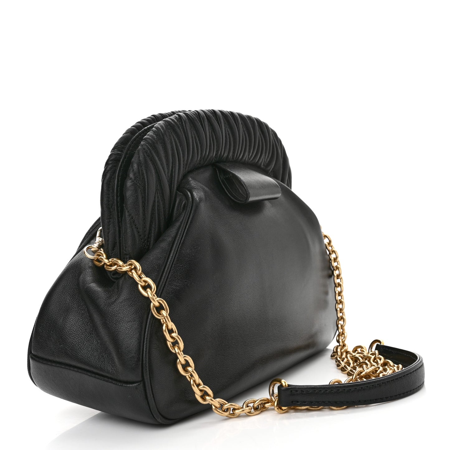 Nappa Belle Pochette Clutch Black