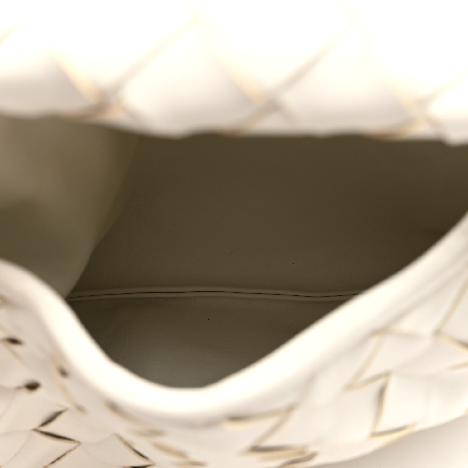 Bottega Veneta Calfskin Intrecciato Mini Hop White 5 of 10