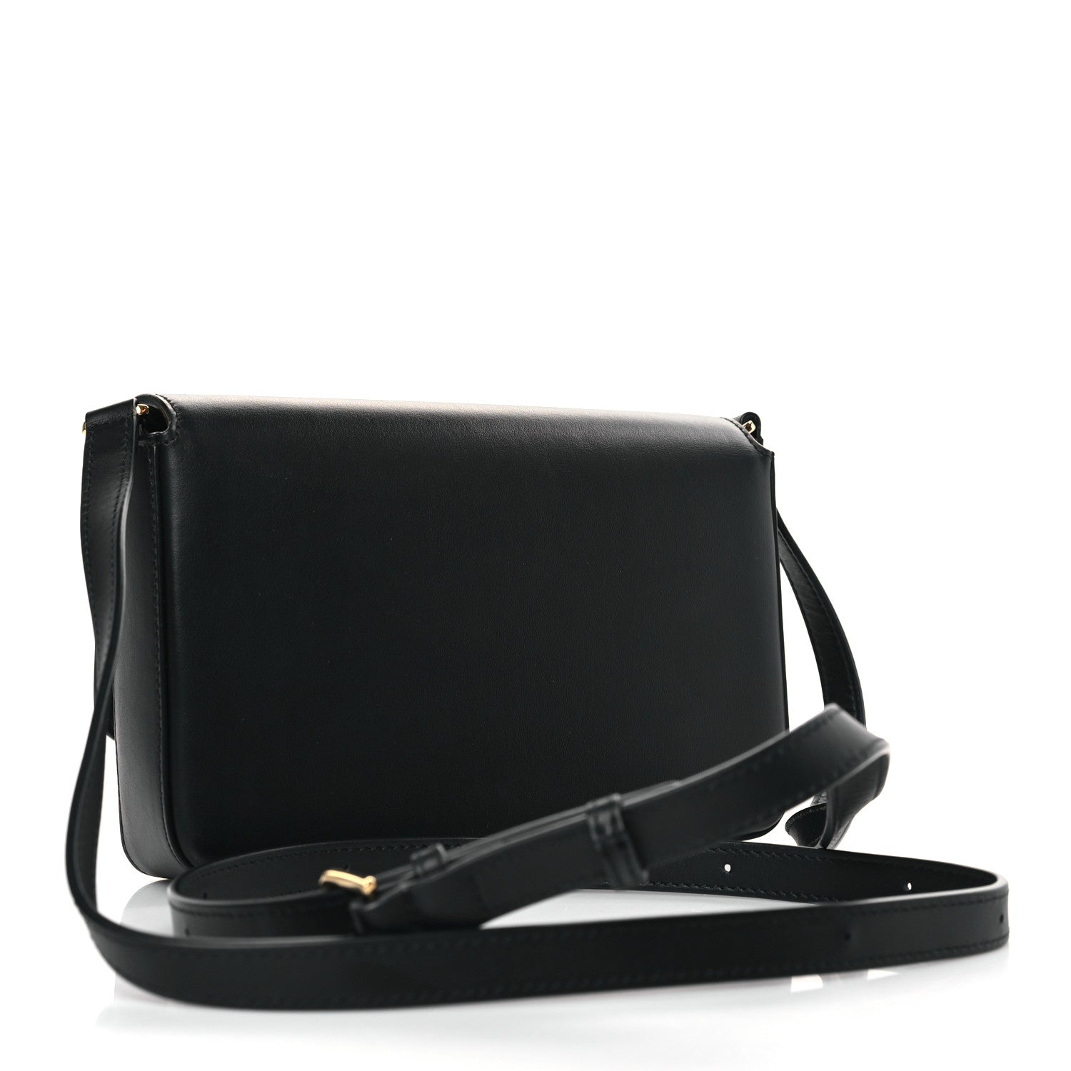 Burberry Calfskin Vintage Check New Hampshire Bag Black 3 of 8