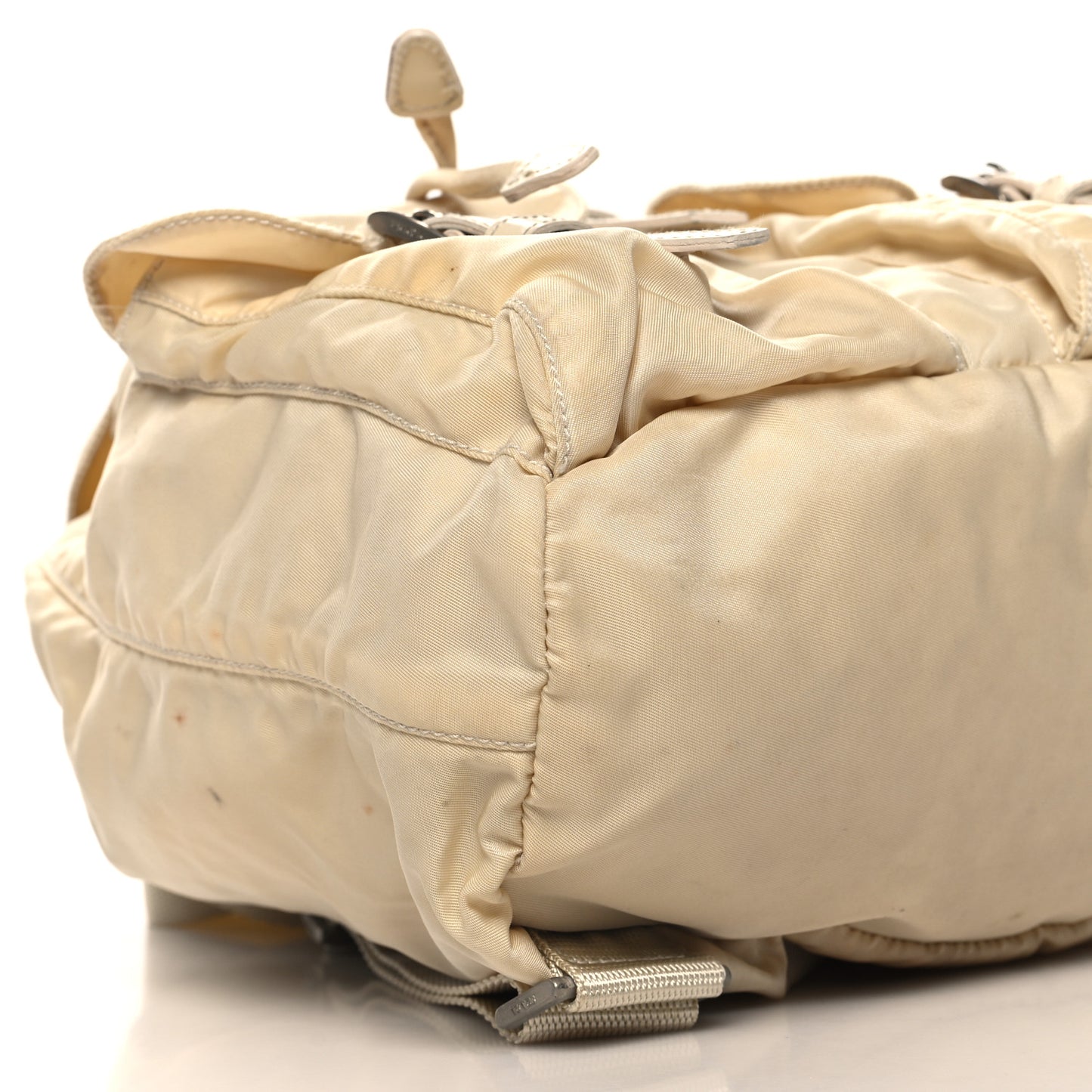 Tessuto Nylon Small Backpack Sabbia