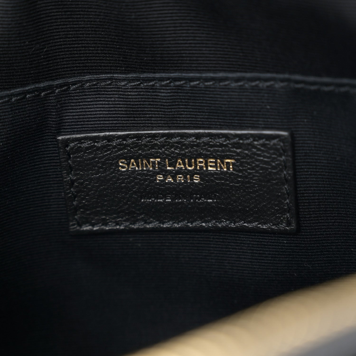 Saint Laurent Calfskin Matelasse Monogram Lou Camera Bag Black 6 of 12