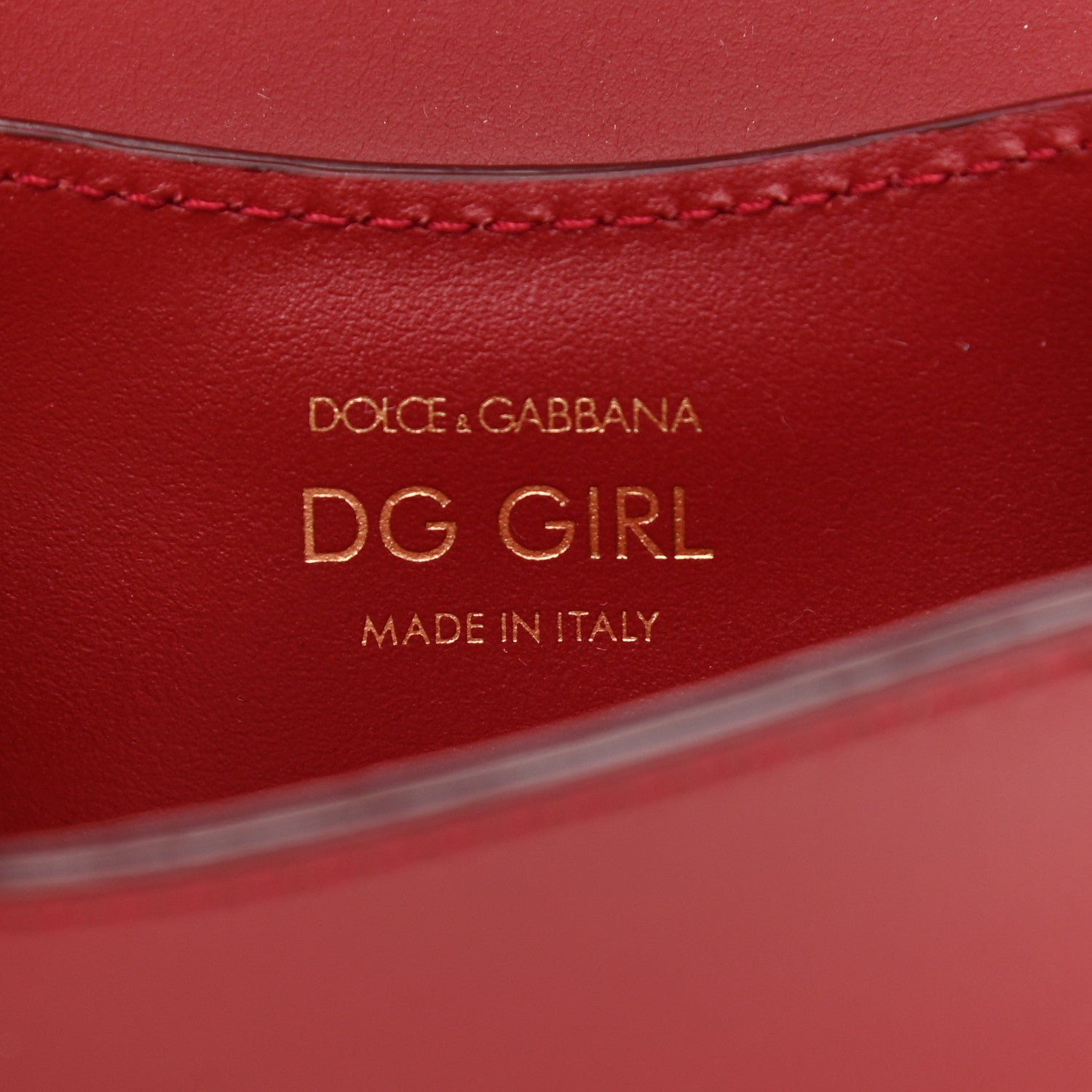 Dolce & Gabbana Nappa DG Girls Shoulder Bag Red 6 of 10
