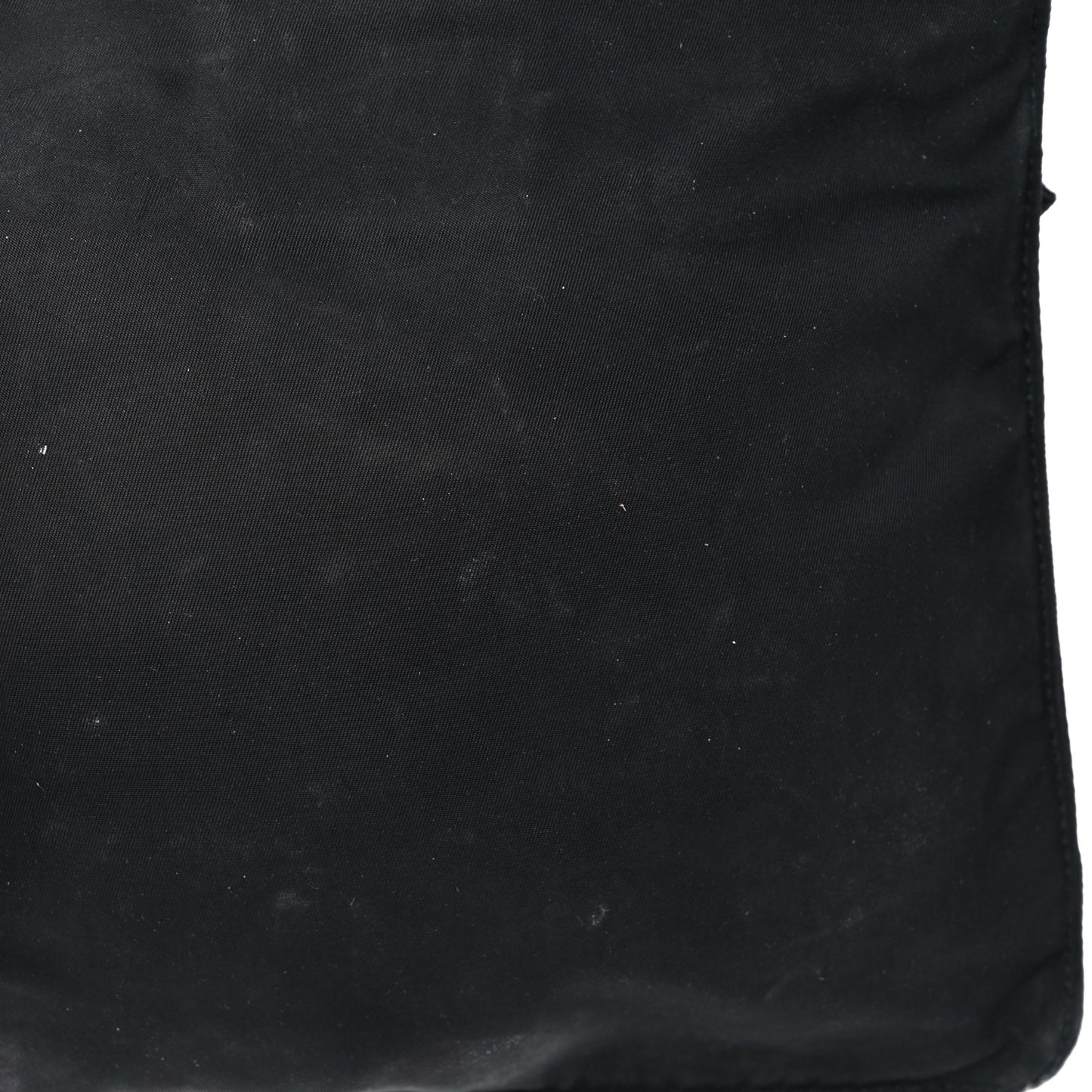 Nylon Vela Flat Messenger Bag Black