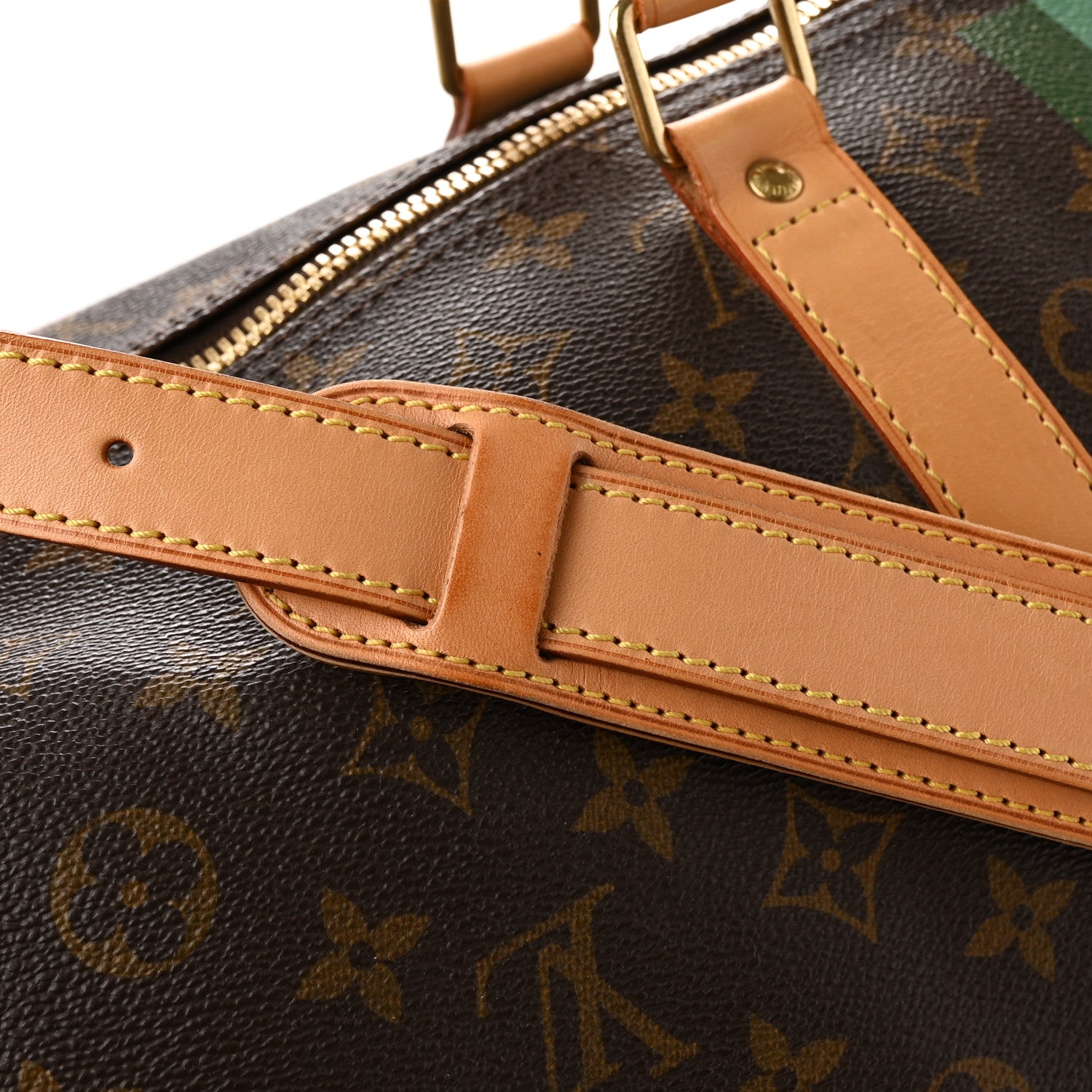 Louis Vuitton Monogram My LV Heritage Keepall Bandouliere 55 Vert Anglais Vert Clair 16 of 20