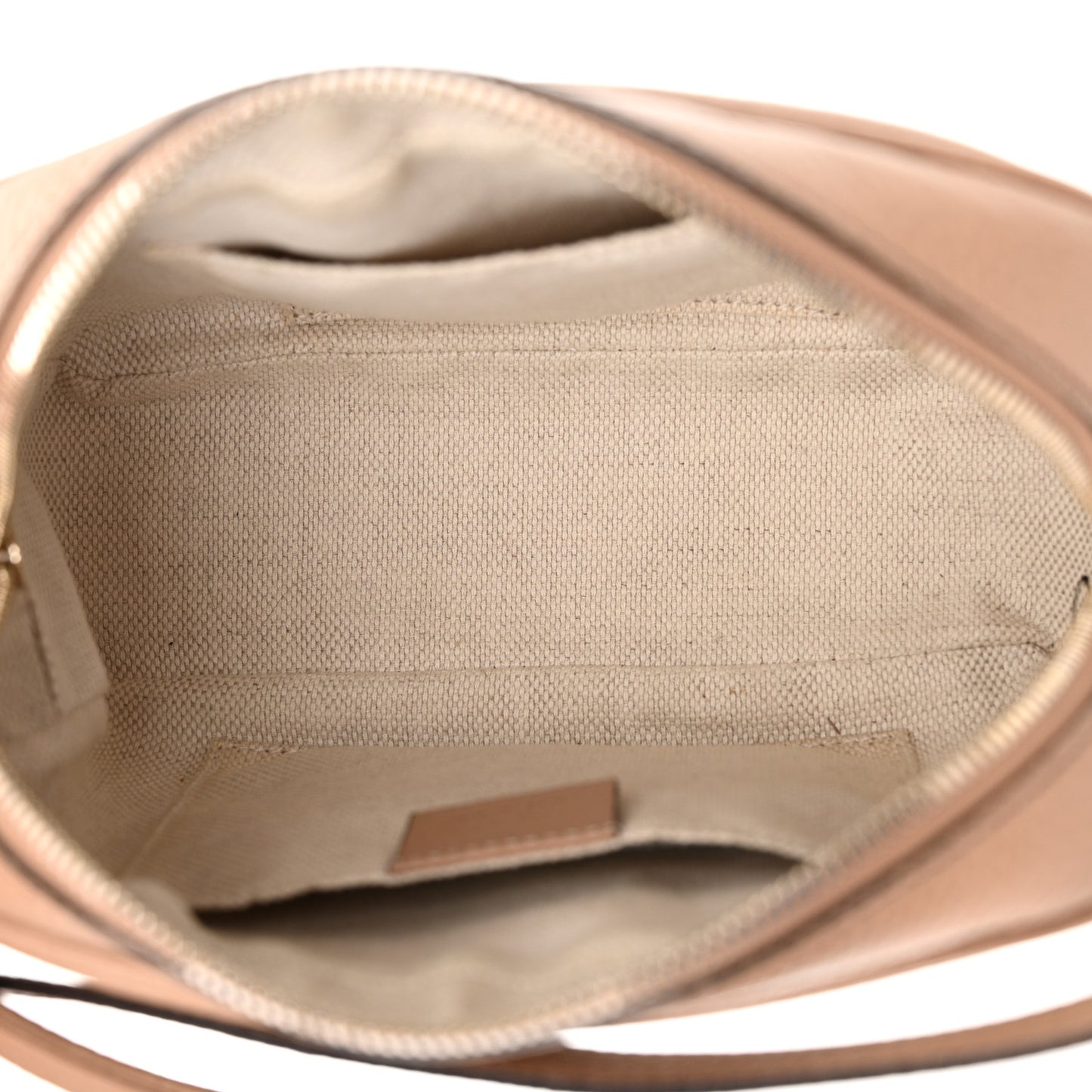 Pebbled Calfskin Small Soho Disco Bag Camelia
