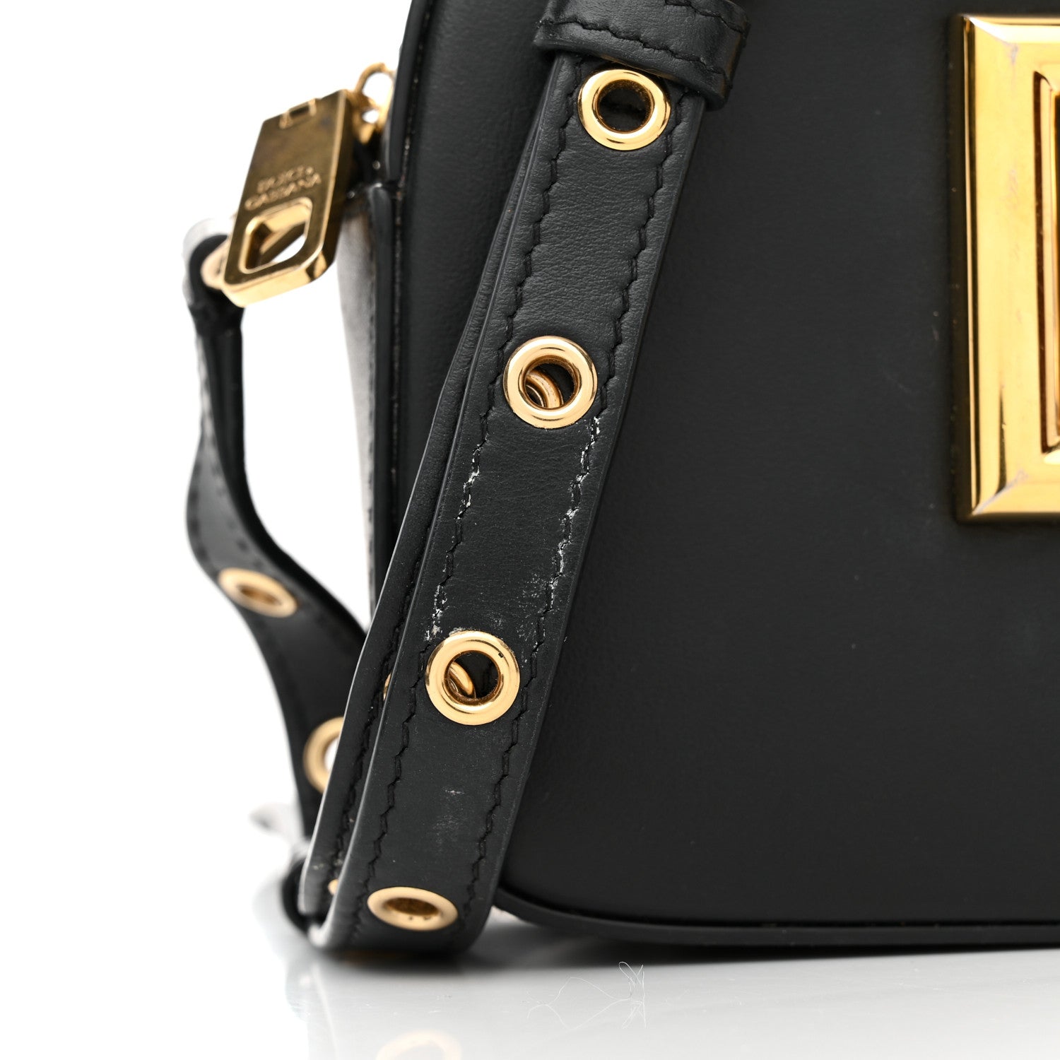 Dolce & Gabbana Calfskin 3.5 Camera Crossbody Bag Black 10 of 12