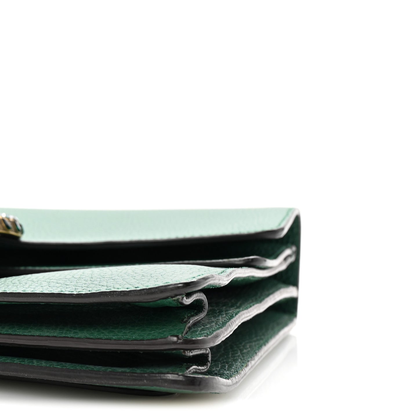 Dollar Calfskin Crystal Medium Dionysus Shoulder Bag Emerald