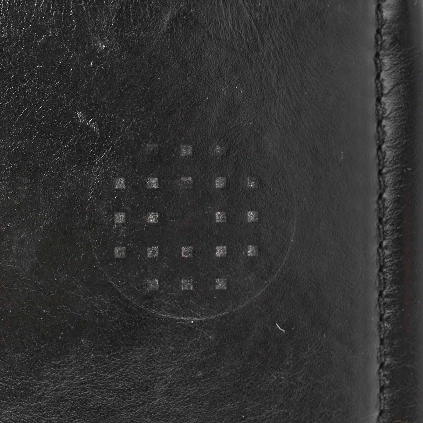 Aged Calfskin Medium Charms Deauville Tote Black