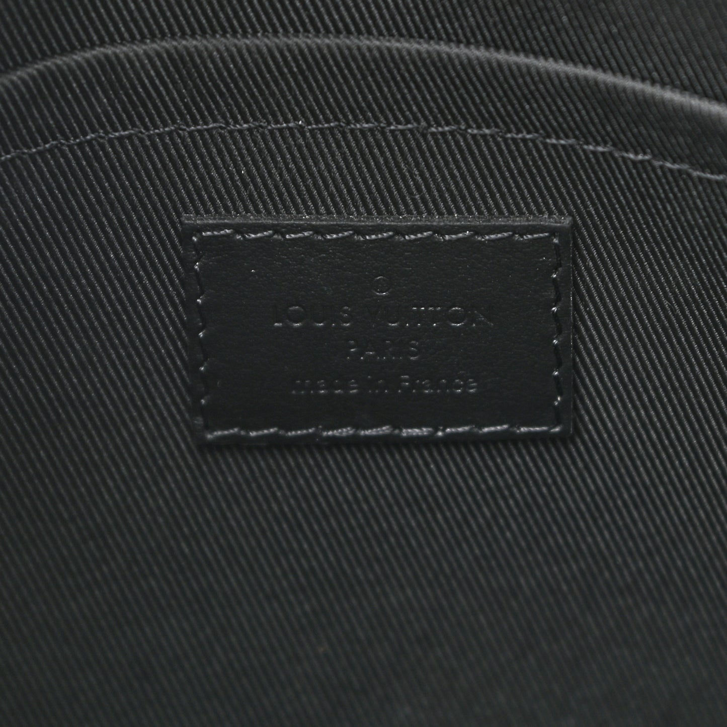 Calfskin Damier City Keepall Black