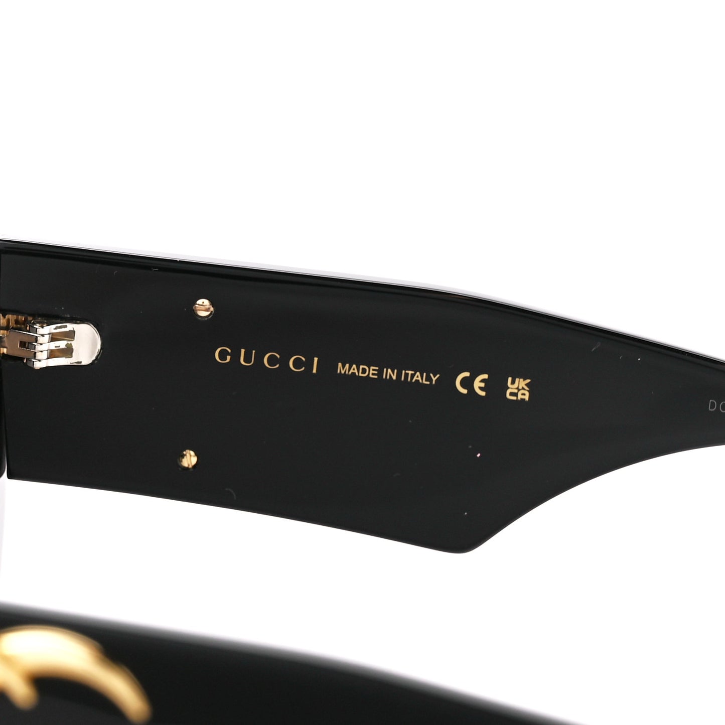 Acetate Square Frame Sunglasses GG0956S Black