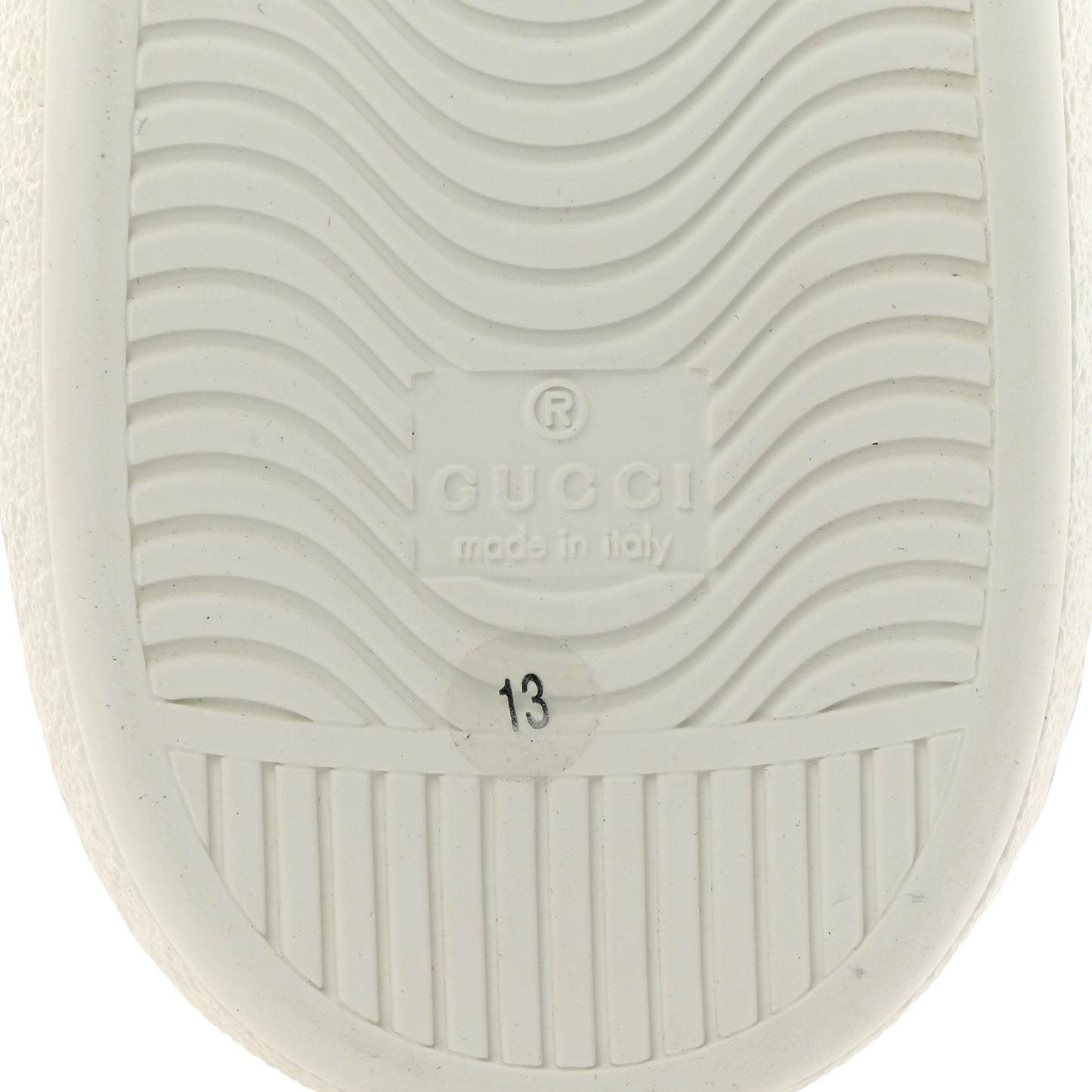 Calfskin Interlocking G Perforated Mens Ace Sneakers 13 White Grey Sky