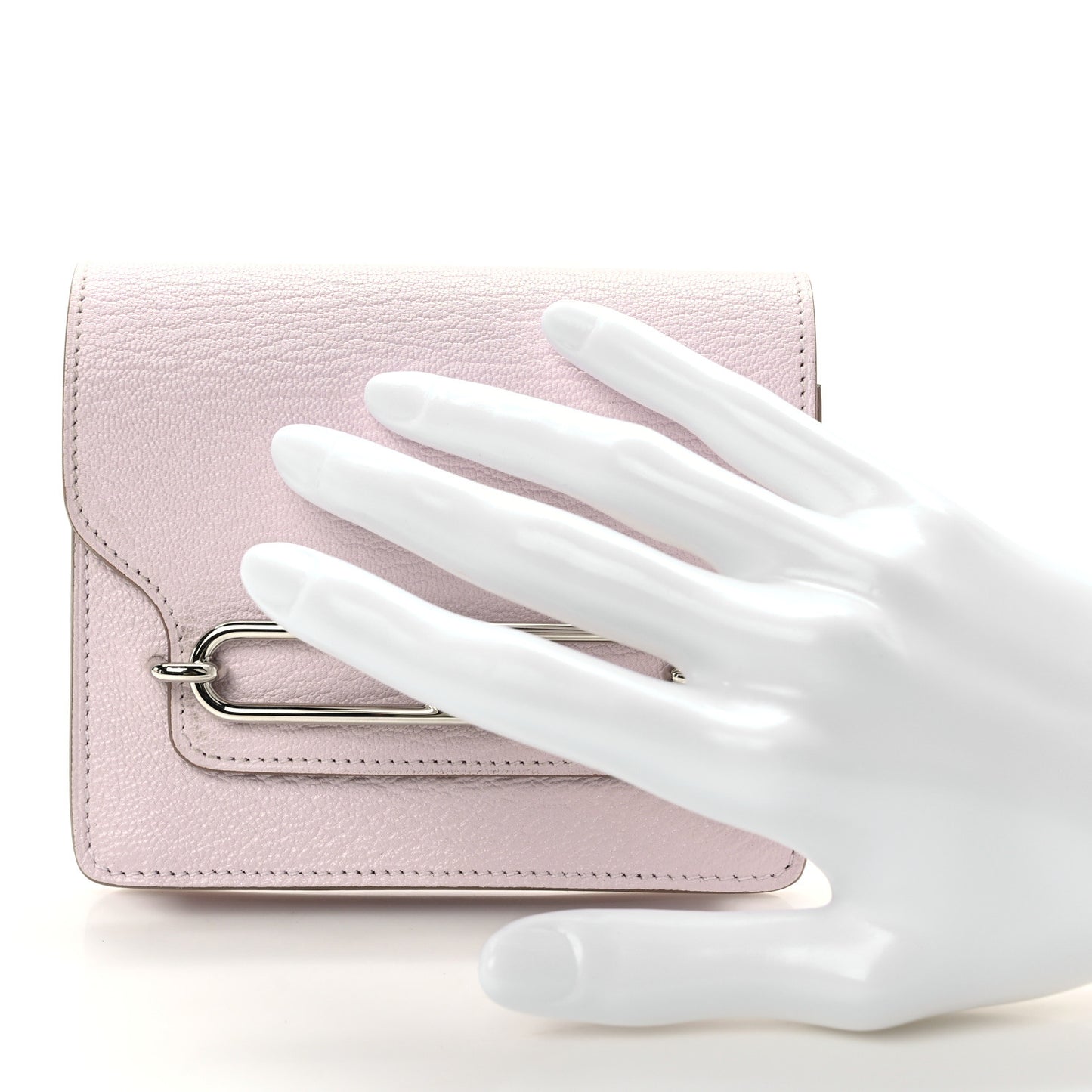 Chevre Mysore Roulis Slim Wallet Mauve Pale