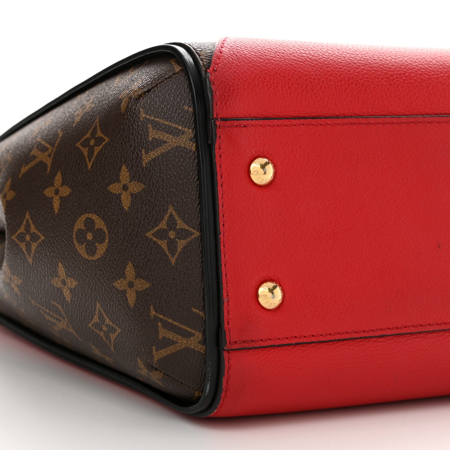 Calfskin Monogram Kimono Tote Cherry