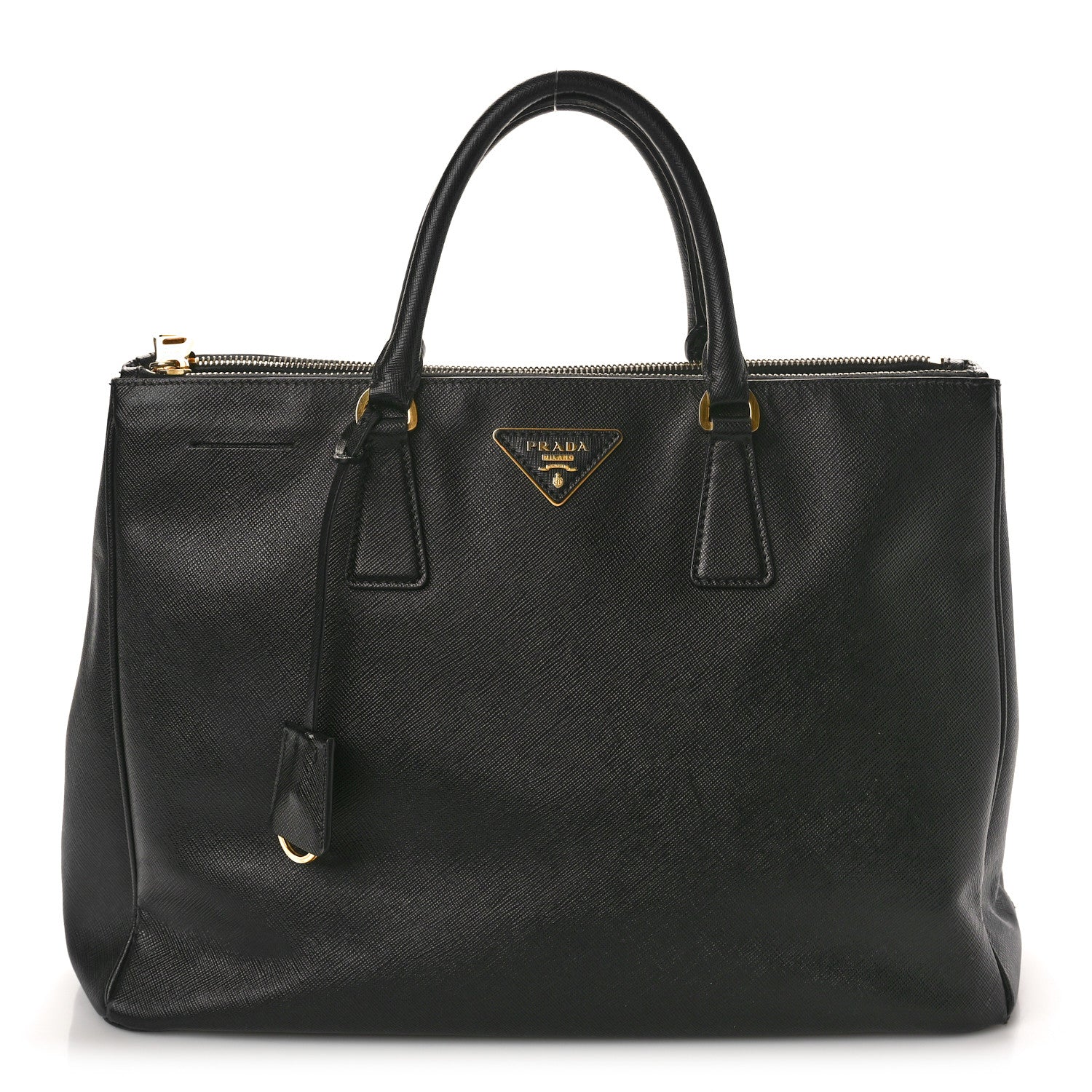 Prada Saffiano Lux Large Galleria Double Zip Tote Black 1 of 11