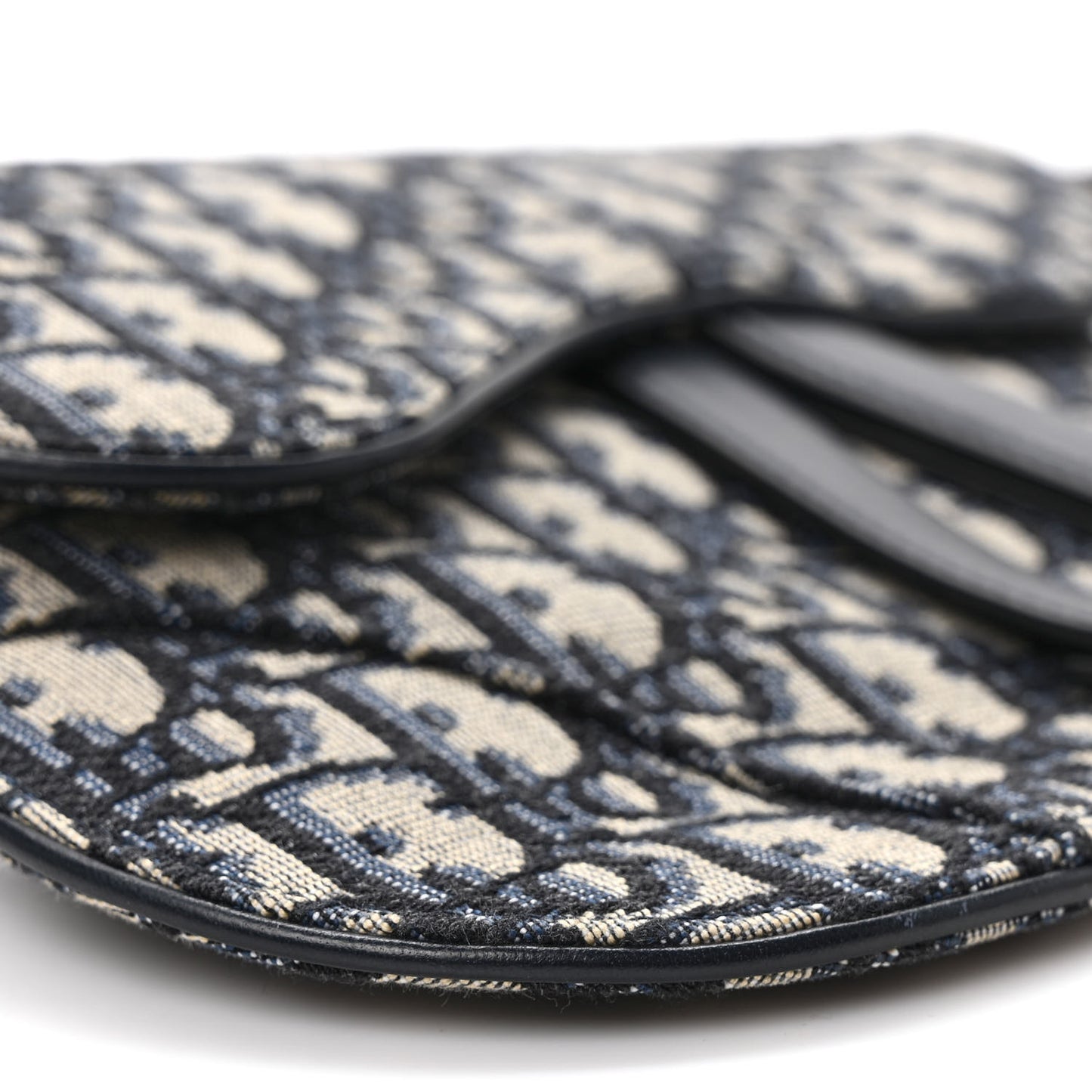 Oblique Saddle Belt Pouch Blue