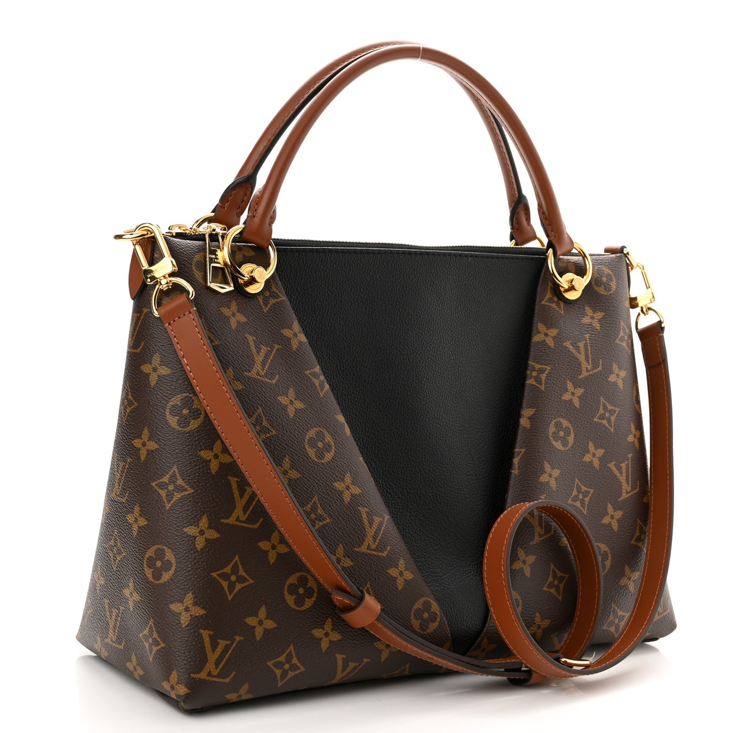 Monogram V Tote MM Black