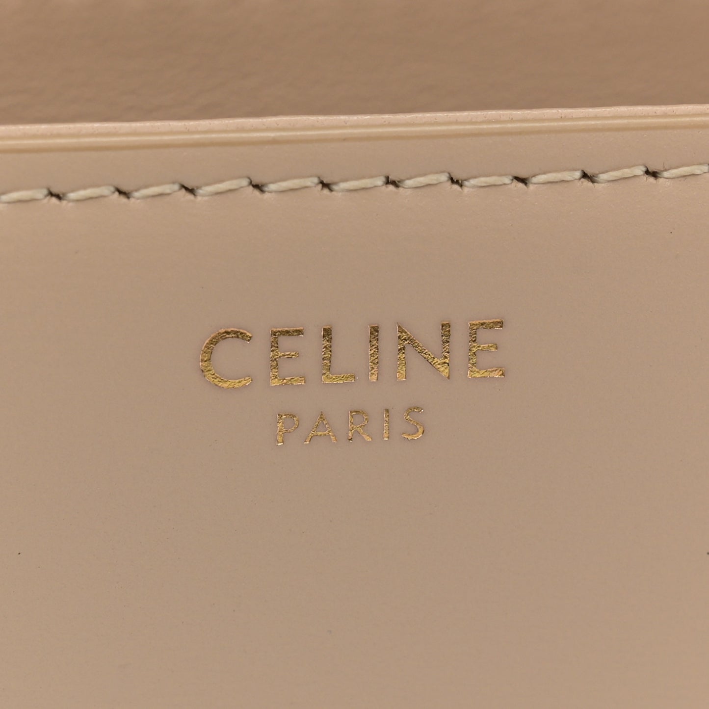 Shiny Calfskin Medium Triomphe Nude