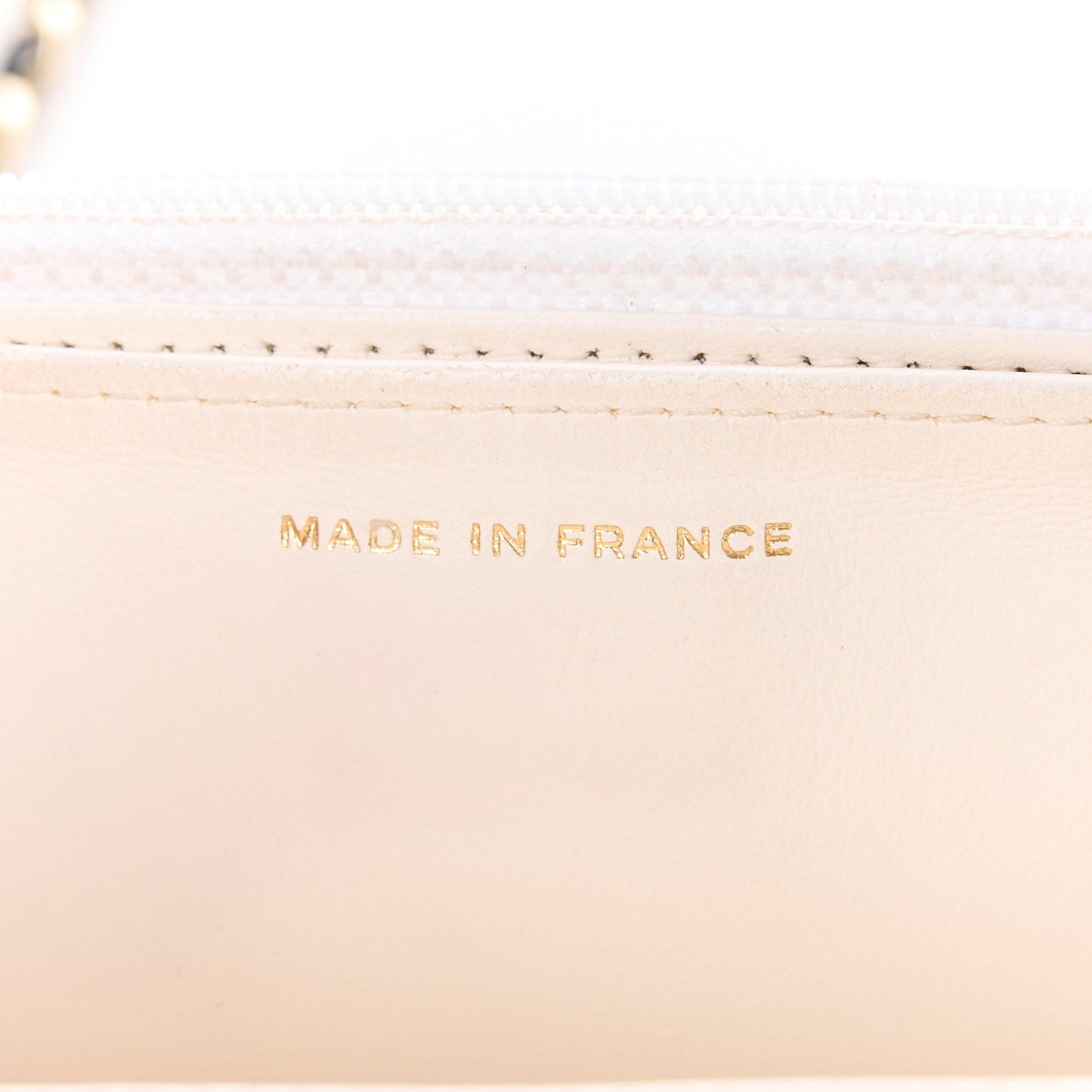 Lambskin Quilted Book Wallet On Chain WOC Black