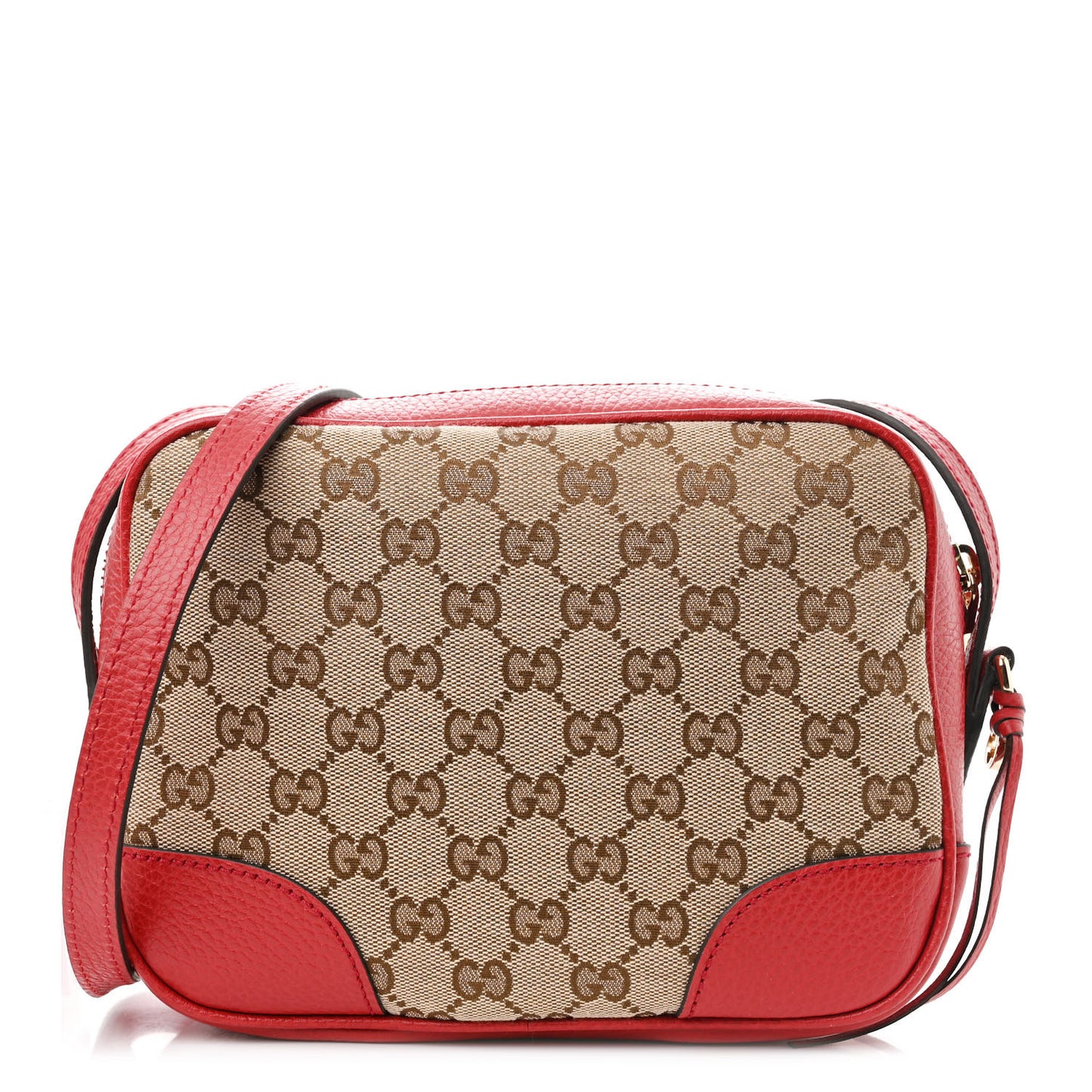 Monogram Mini Bree Messenger Bag Red