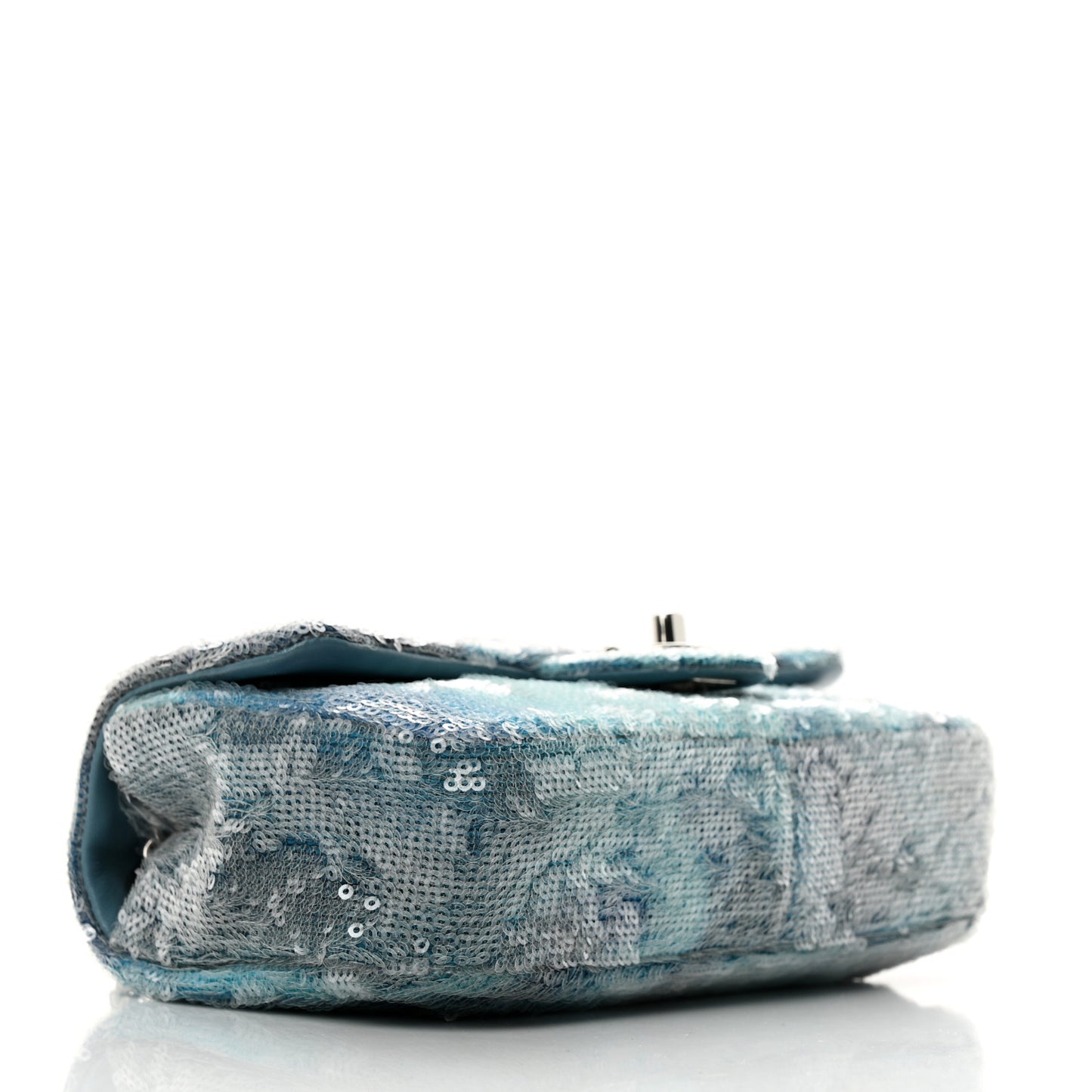 Sequin Mini Waterfall Flap Light Blue