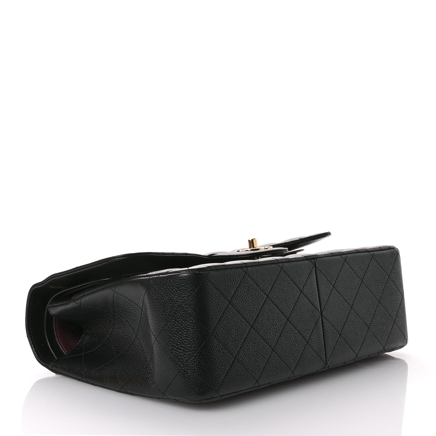 Chanel Caviar Quilted Jumbo Double Flap Black 4 of 11