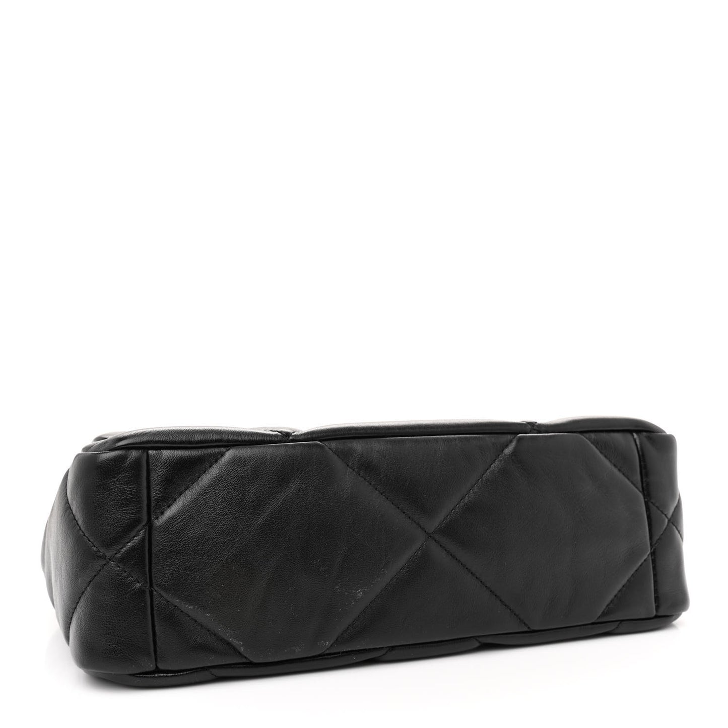 Lambskin Quilted Medium Chanel 19 Flap So Black