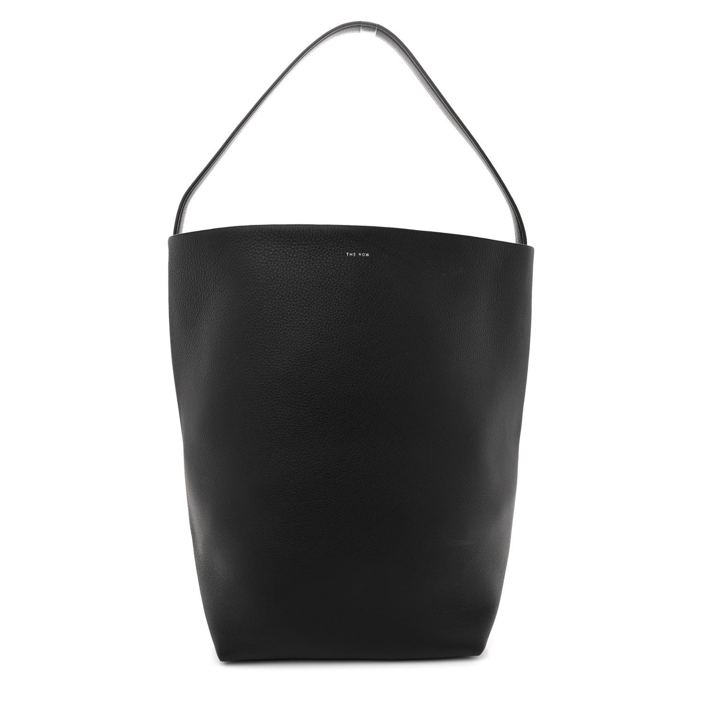 Grained Calfskin Large N/S Park Tote Black