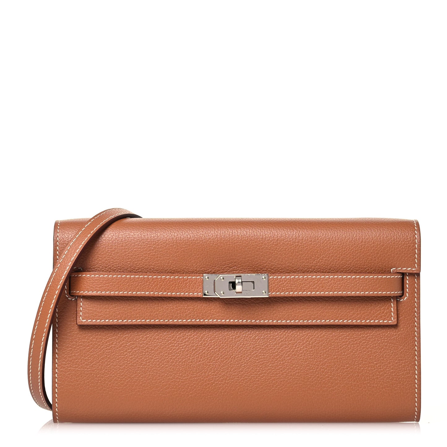 Evercolor Kelly Wallet To Go Gold