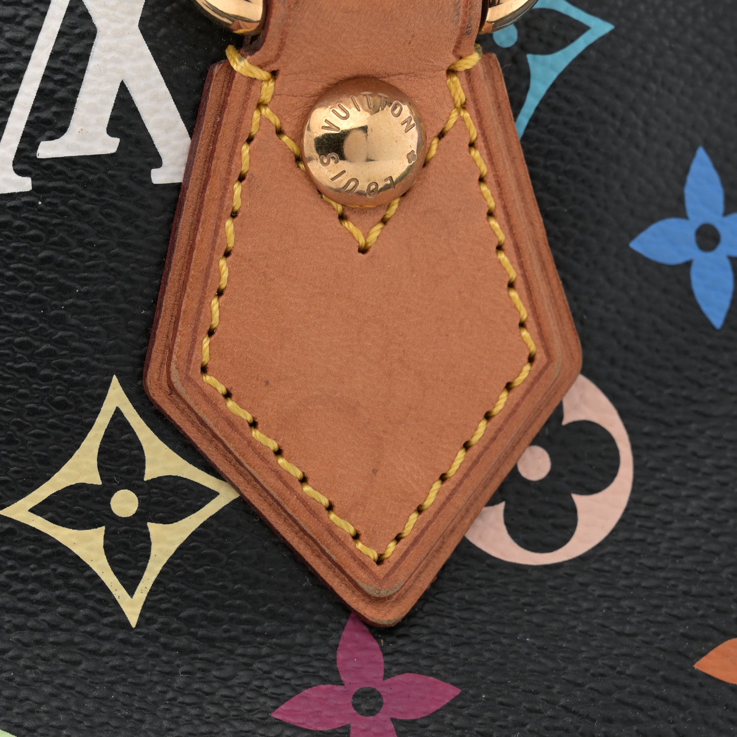 Louis Vuitton Monogram Multicolor Audra Black 10 of 12
