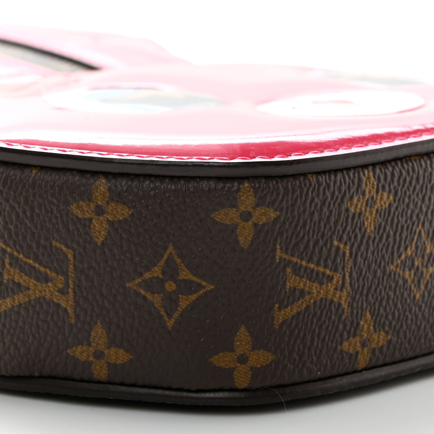 Monogram Rabbit Wallet On Chain Pink