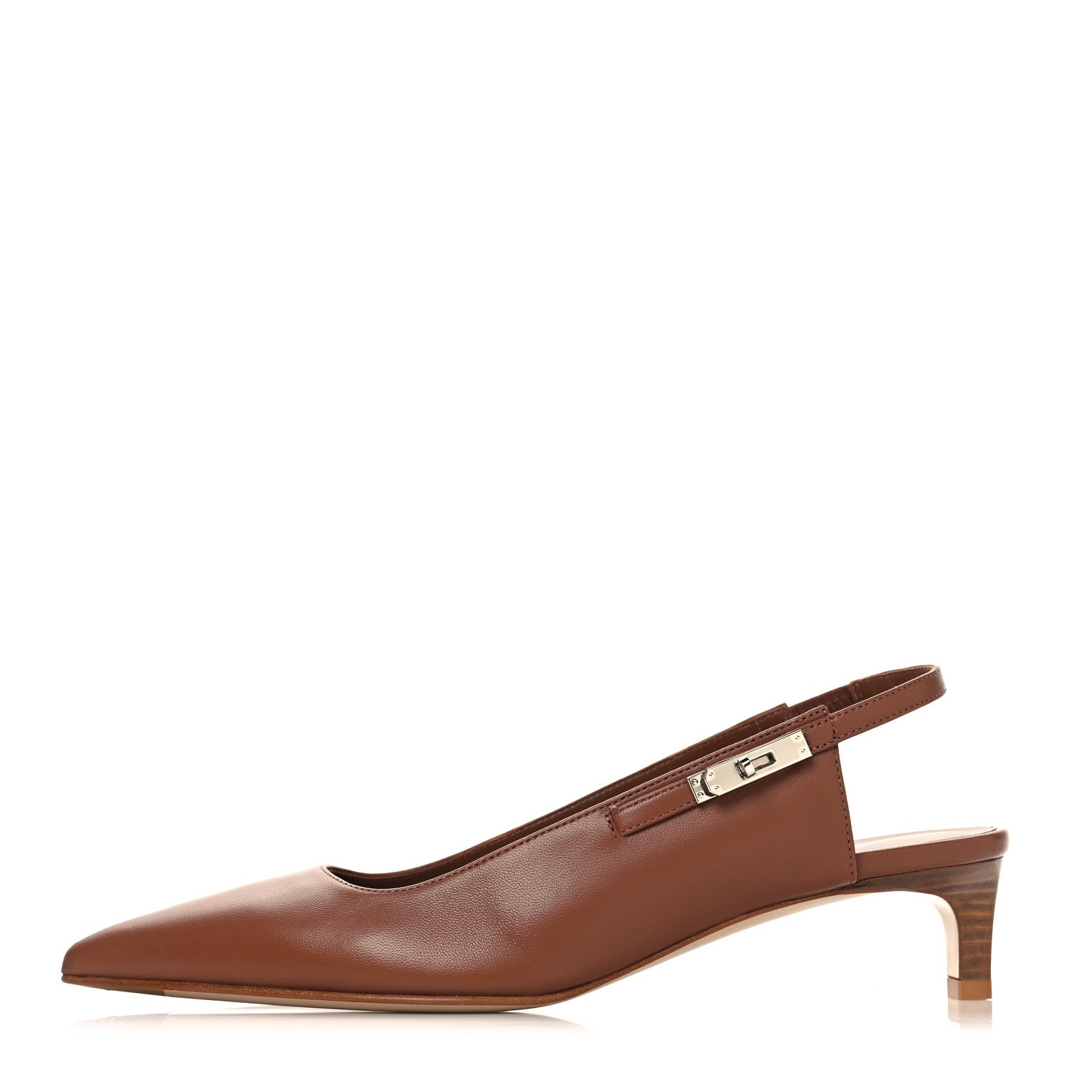 Hermes Nappa Lover 40 Slingback Pumps 38.5 Gold 1799907 – FASHIONPHILE