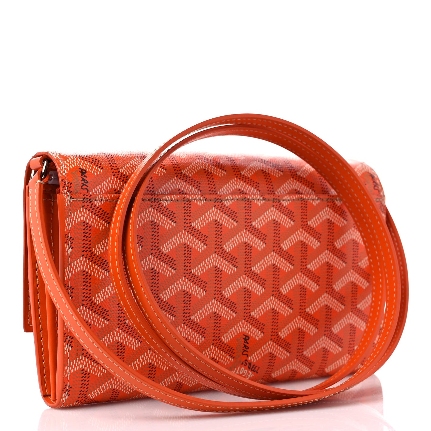 Goyardine Varenne Continental Wallet Orange