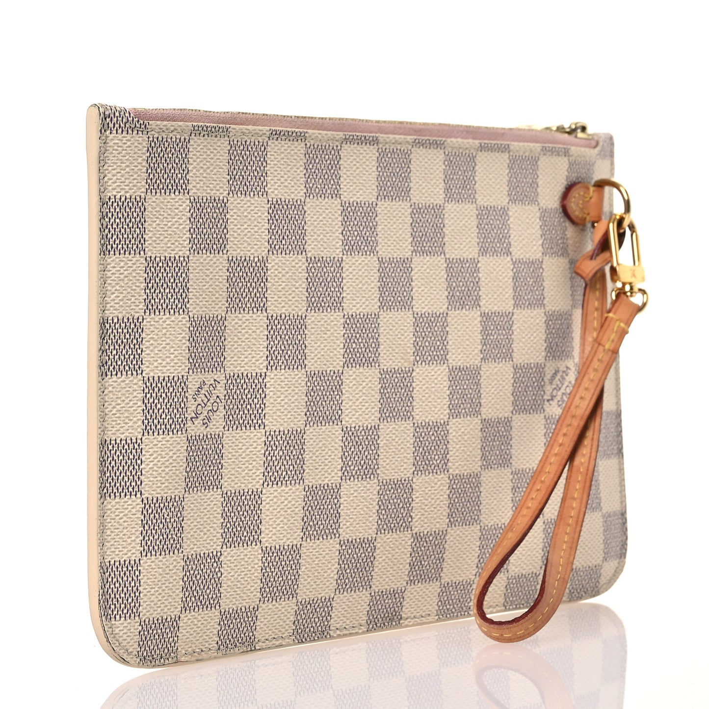 Damier Azur Neverfull MM GM Pochette Rose Ballerine